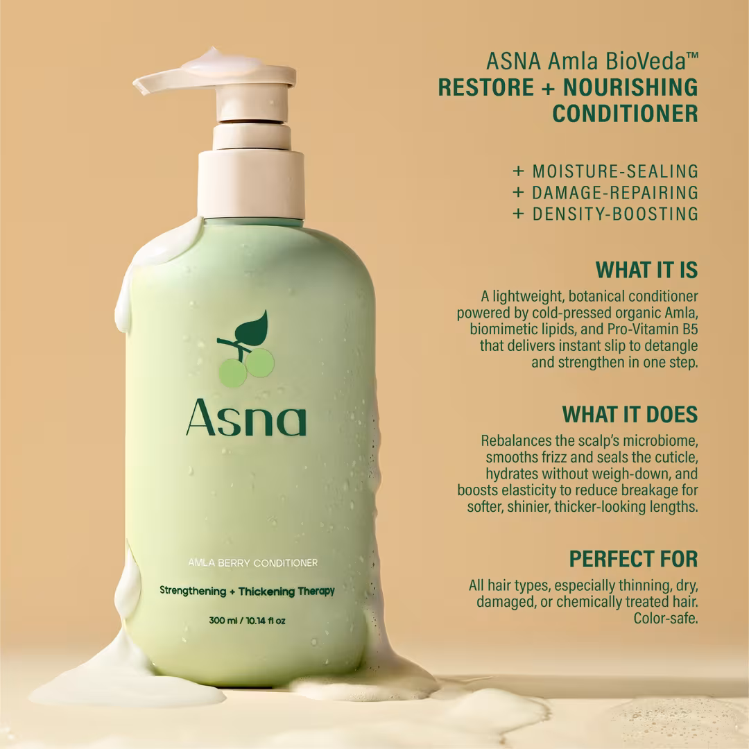 ASNA  Amla BioVeda Restore + Nourishing Conditioner
