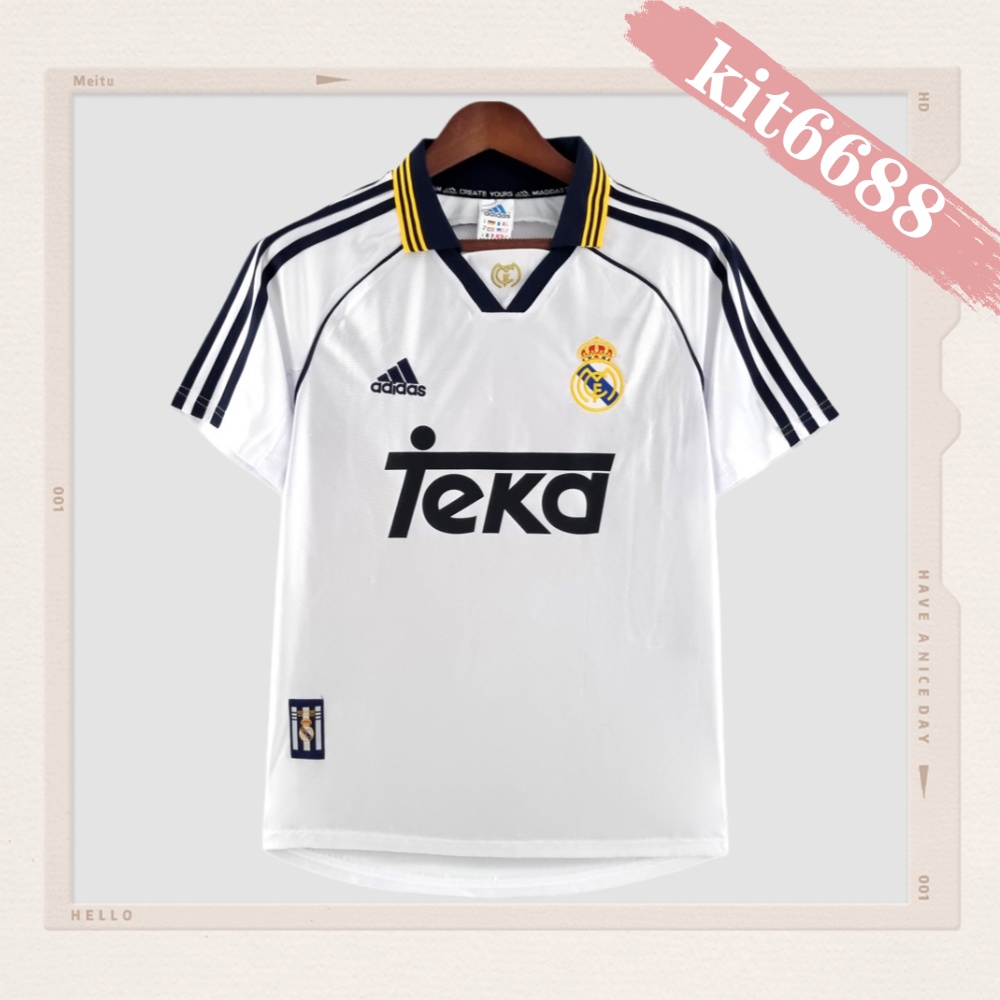 1998/2000 Real Madrid Home Retro Football Shirt