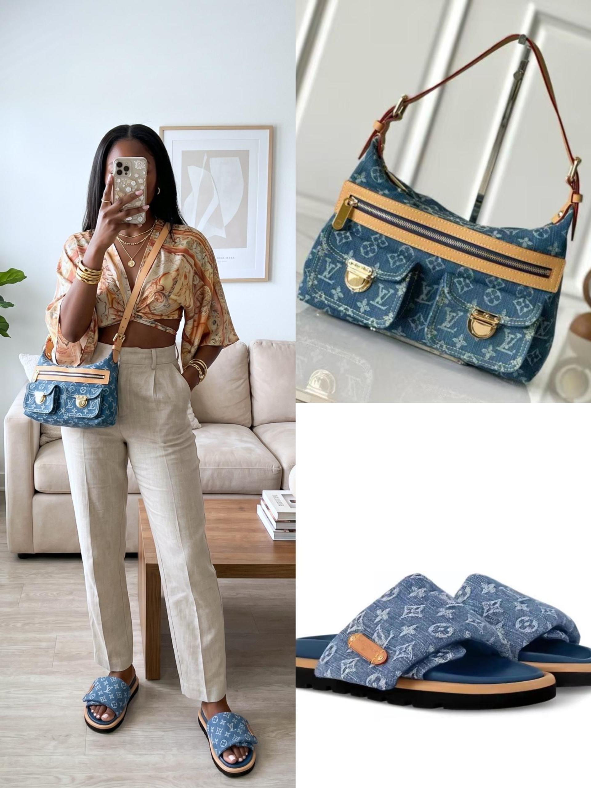 LV Shoes & Bag Set