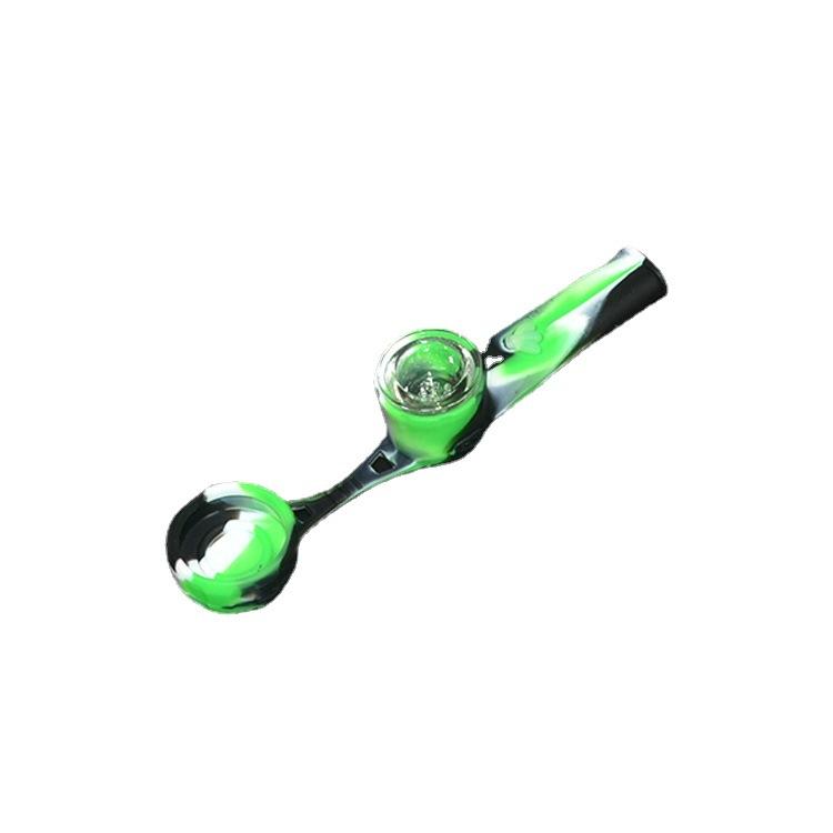 Honeycomb Silicone Pipe w/ Lid (Random Color)