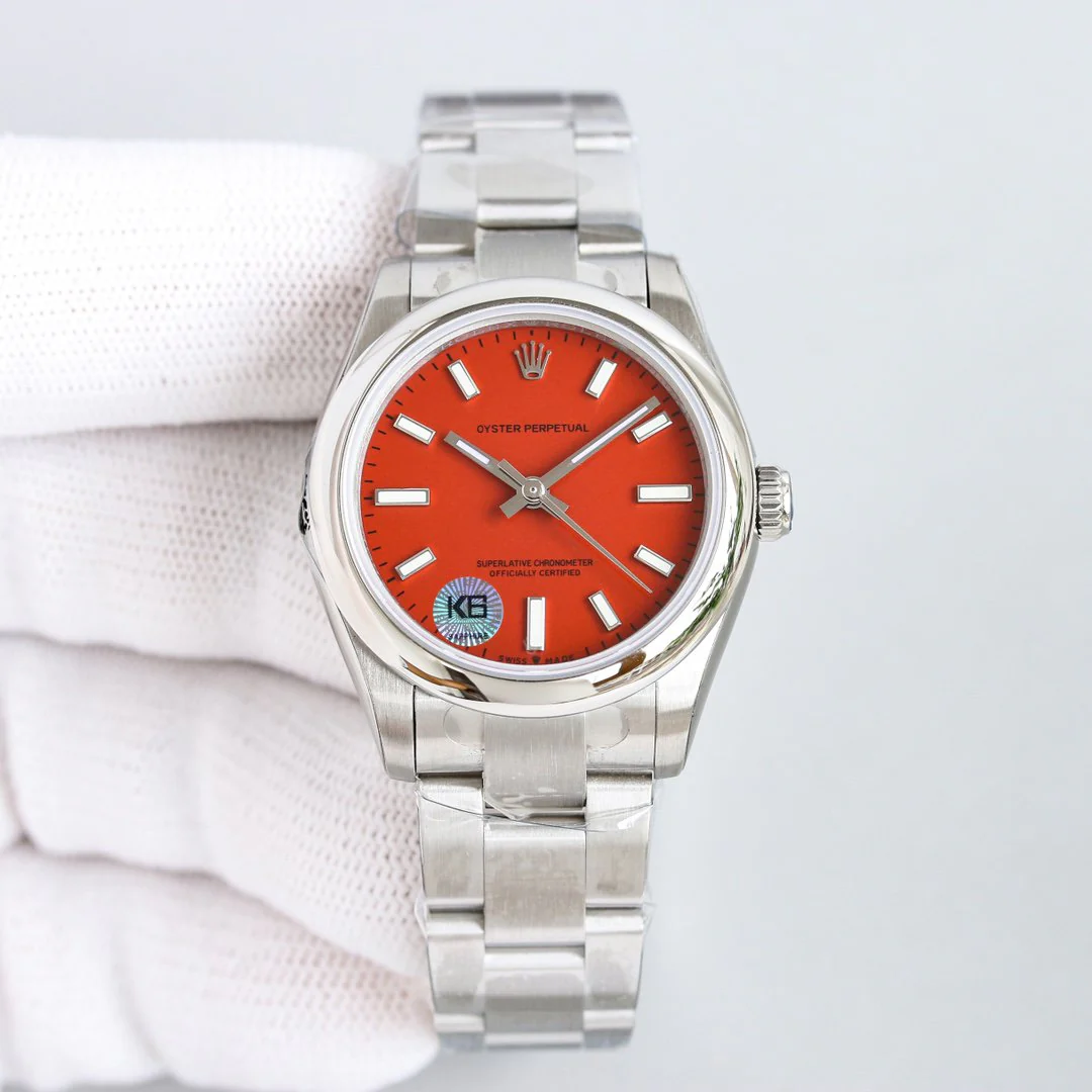 Rolex Watch OYSTER PERPETUAL 31MM RED DIAL