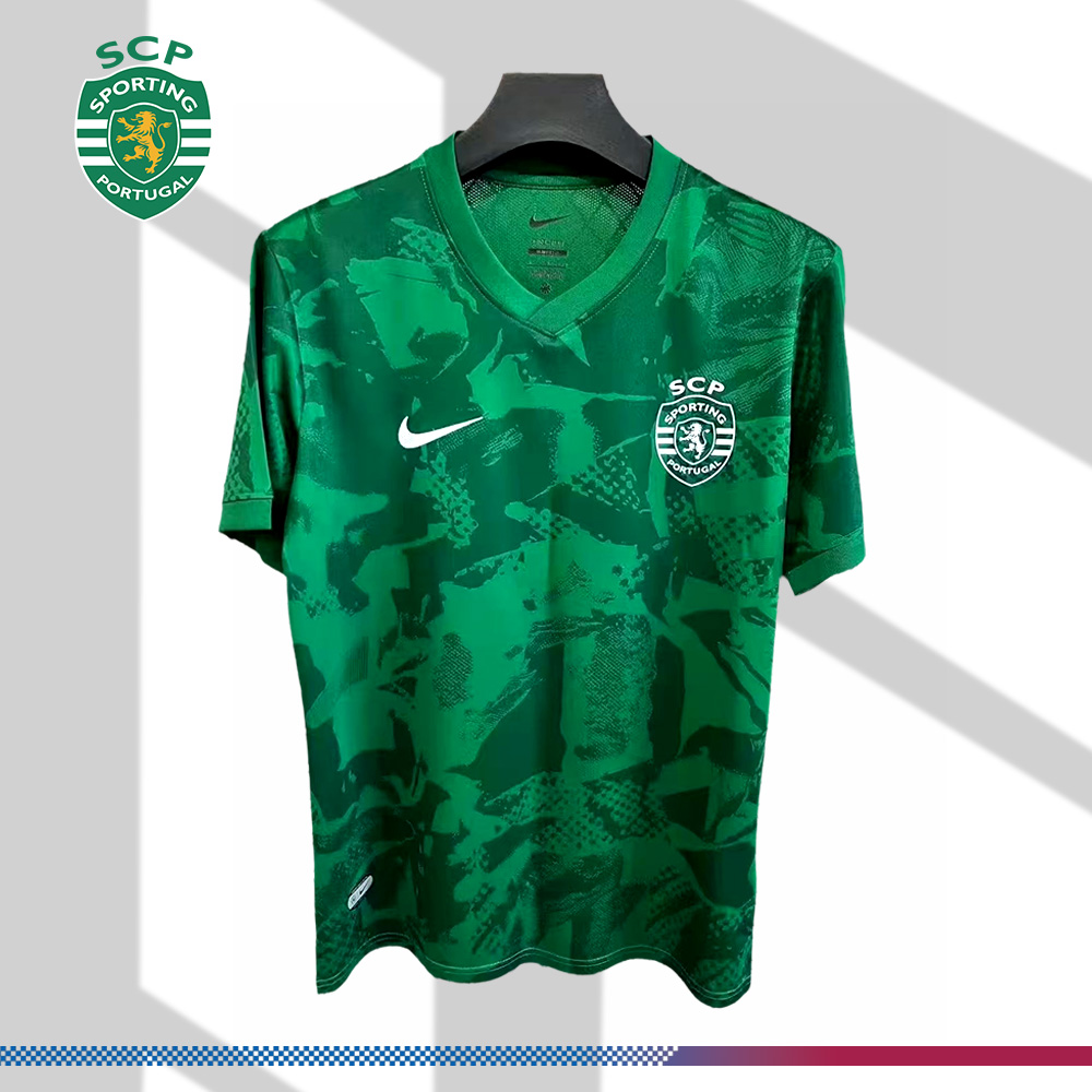 2025/2026 Sporting Lisbon Pre-match Training Football Shirt（Fan Edition）