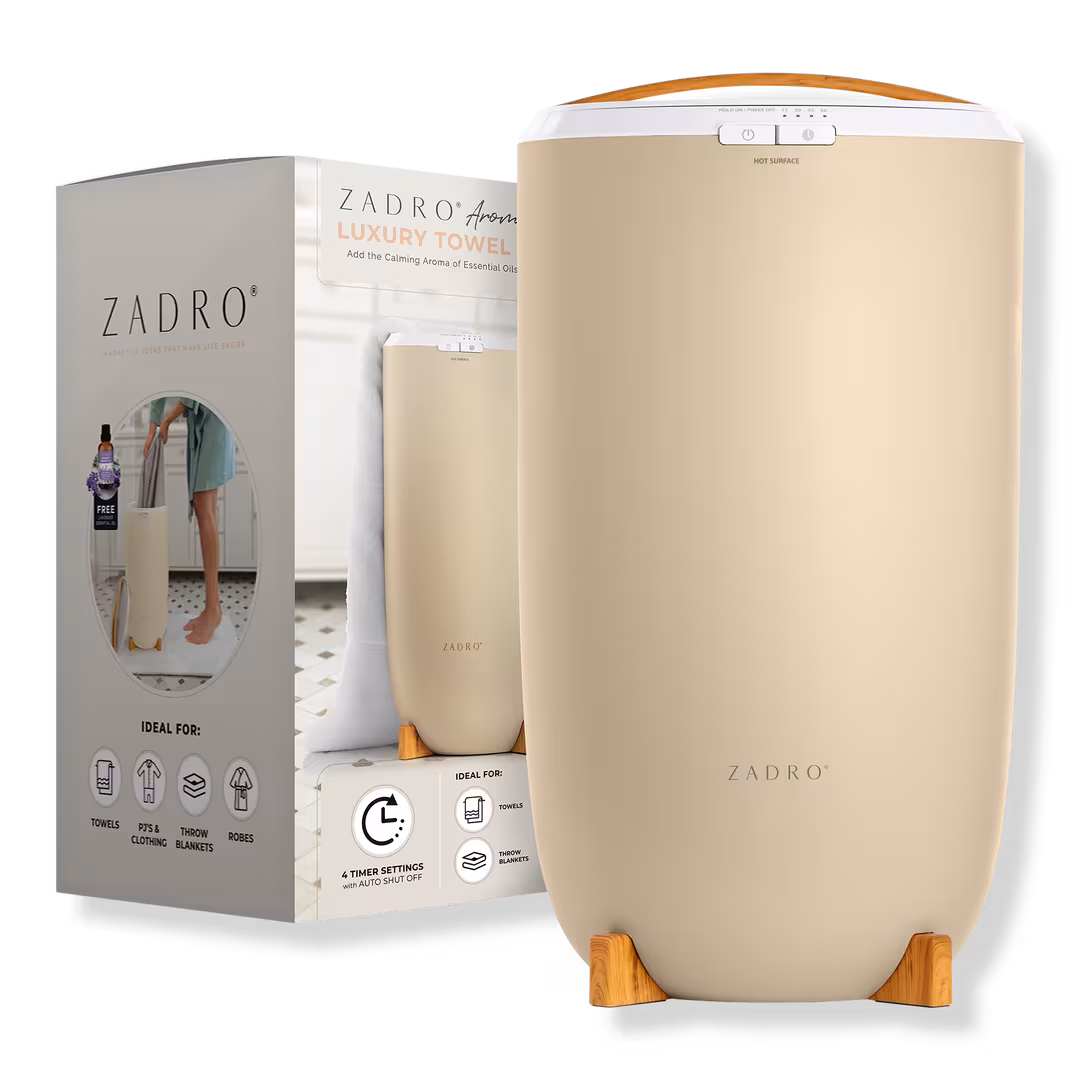 Zadro  Towel Warmer with Aromatherapy Diffuser & Essential Oil