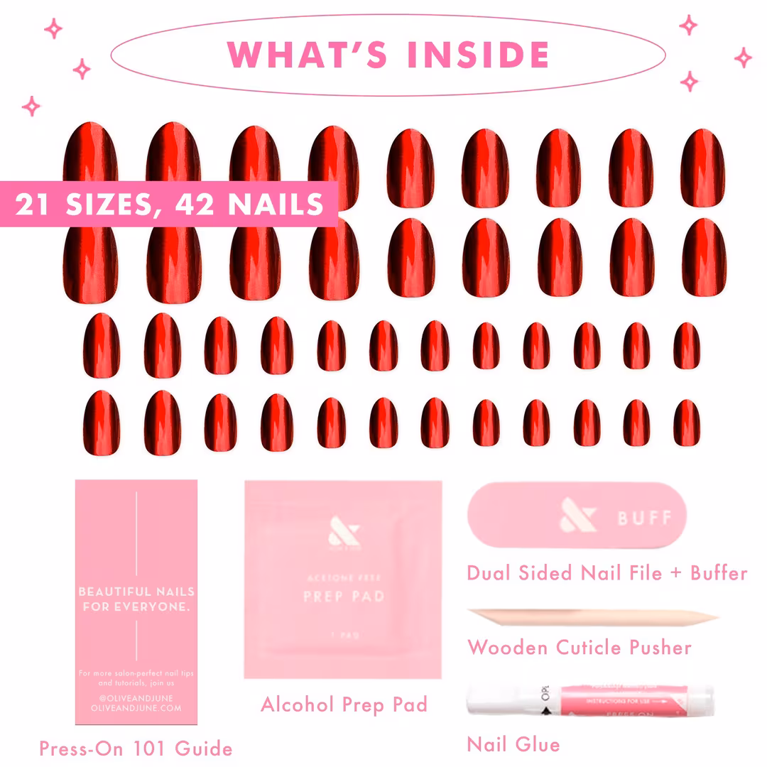 Olive & June  Instant Mani Press On Nails Obsessed Velvet