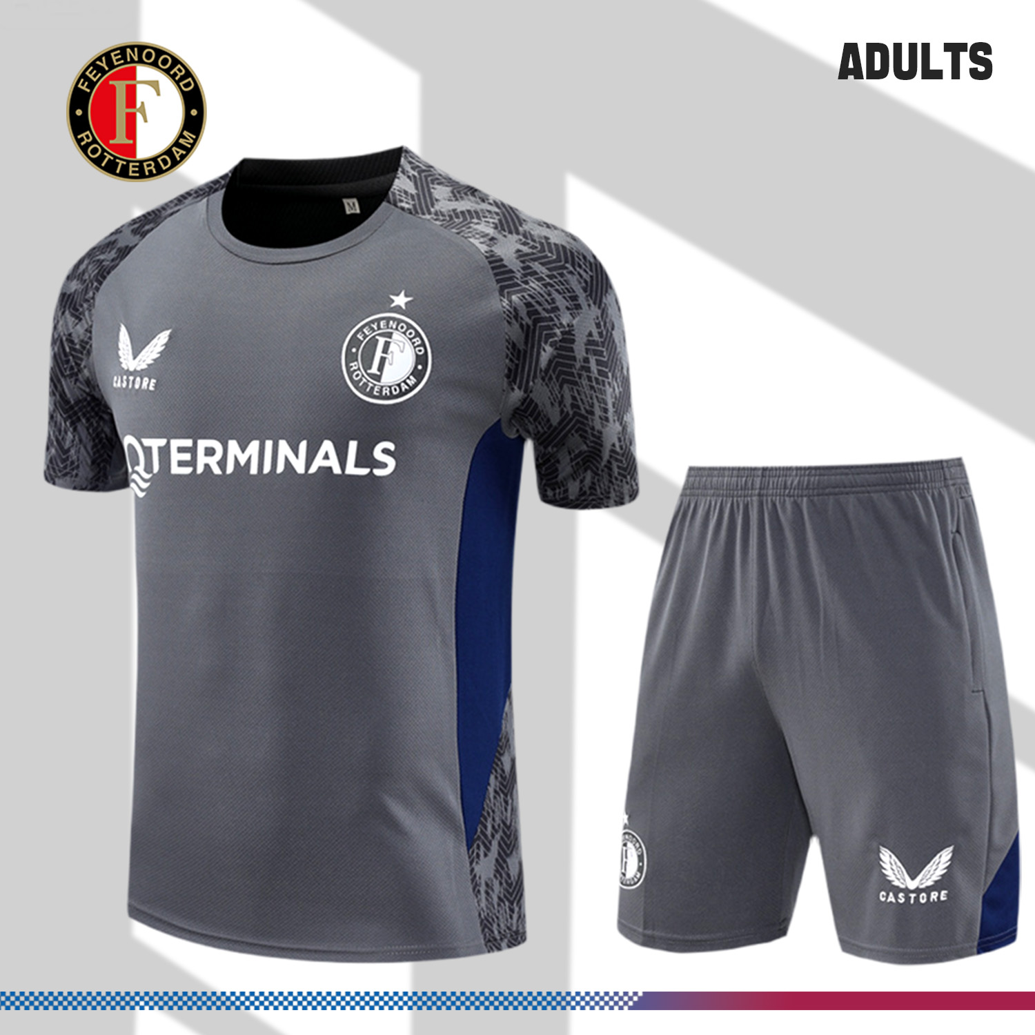 2025/2026 Feyenoord Short Sleeve Training Kit (Adult Kit)