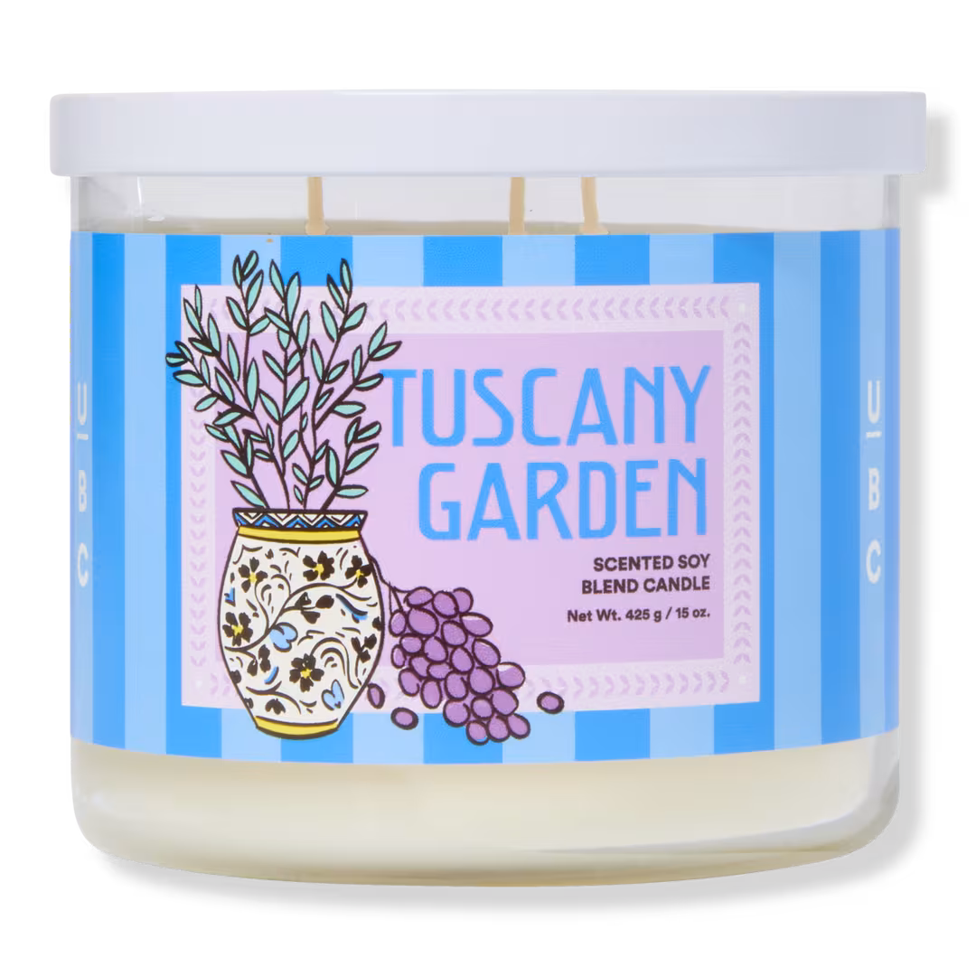 ULTA Beauty Collection  Tuscany Garden 3-Wick Scented Candle