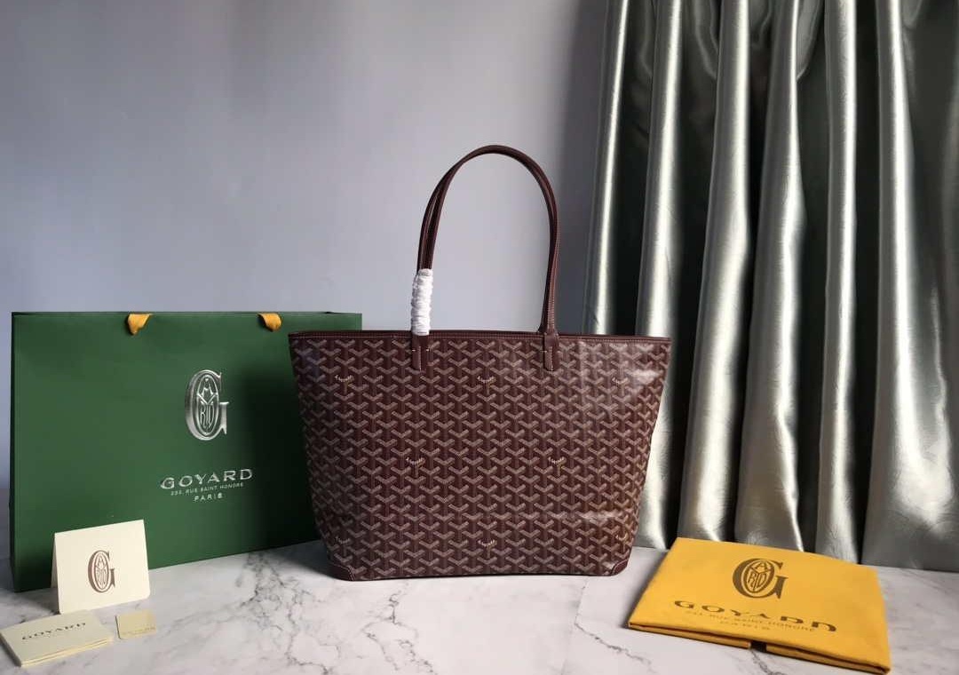 Replica Goyard MMLTY01CL03P Artois MM Bag Wine Red