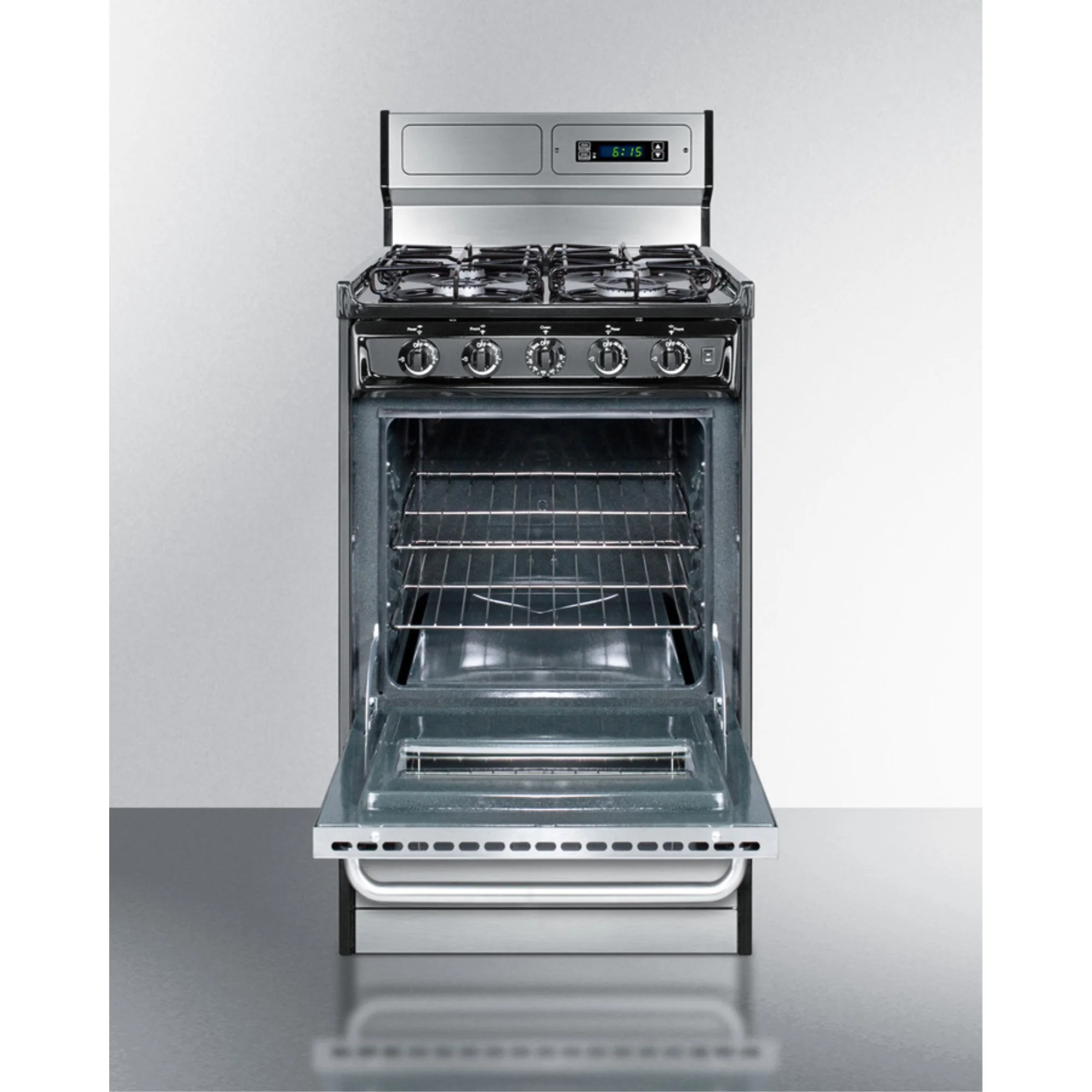 20" Wide Gas Range, Sealed Burners