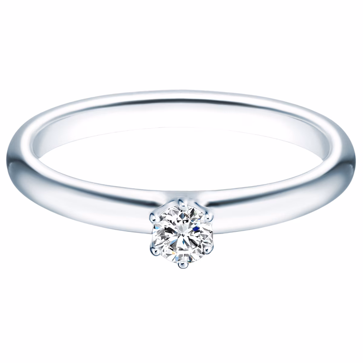 Ring Sterling Silber Zirkonia in Silber