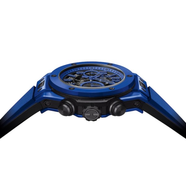 Replica Hublot Big Bang Men Automatic Blue Rubber Watch 411.ES.5119.RX