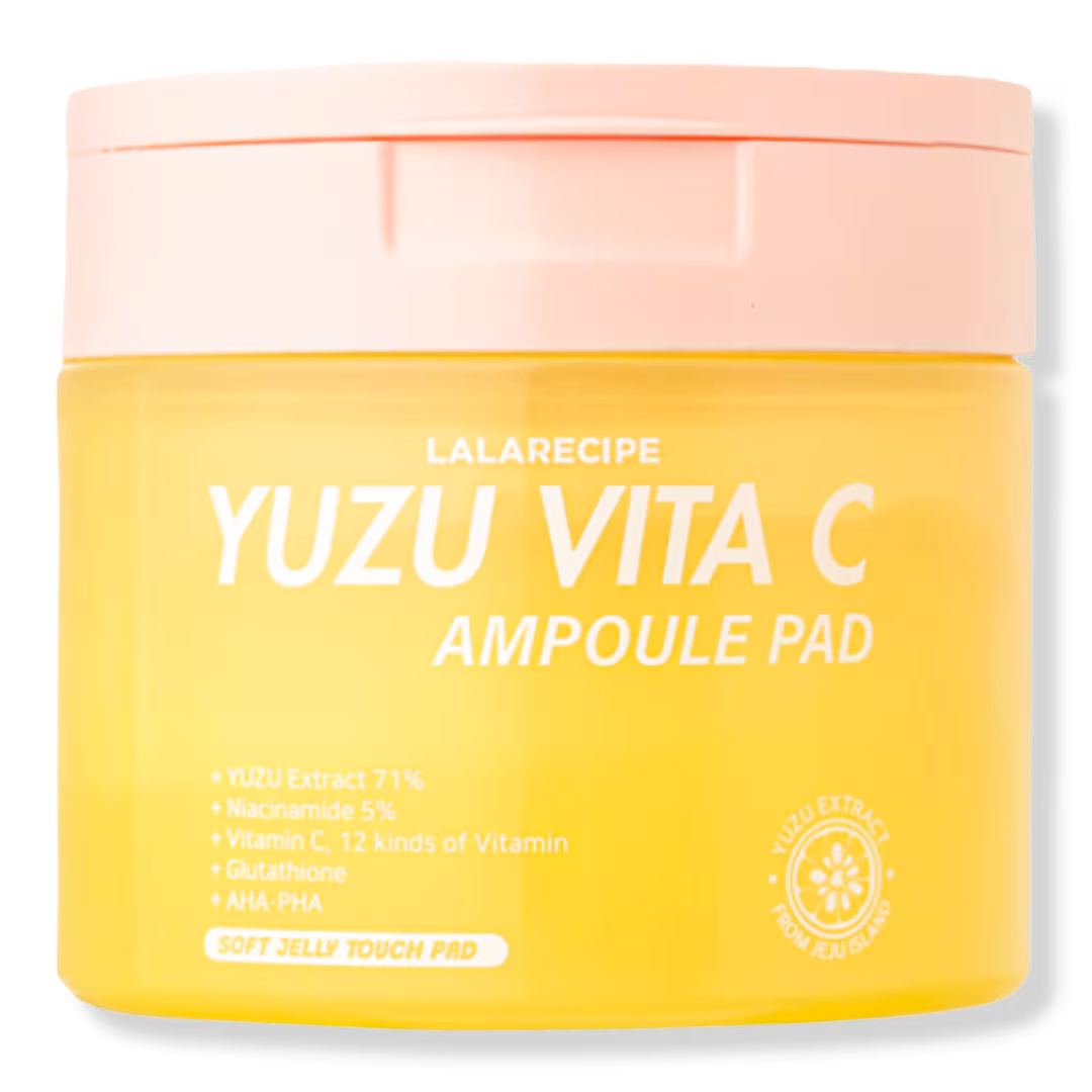 LALARECIPE  Yuzu Vita C Ampoule Soft Jelly Pads