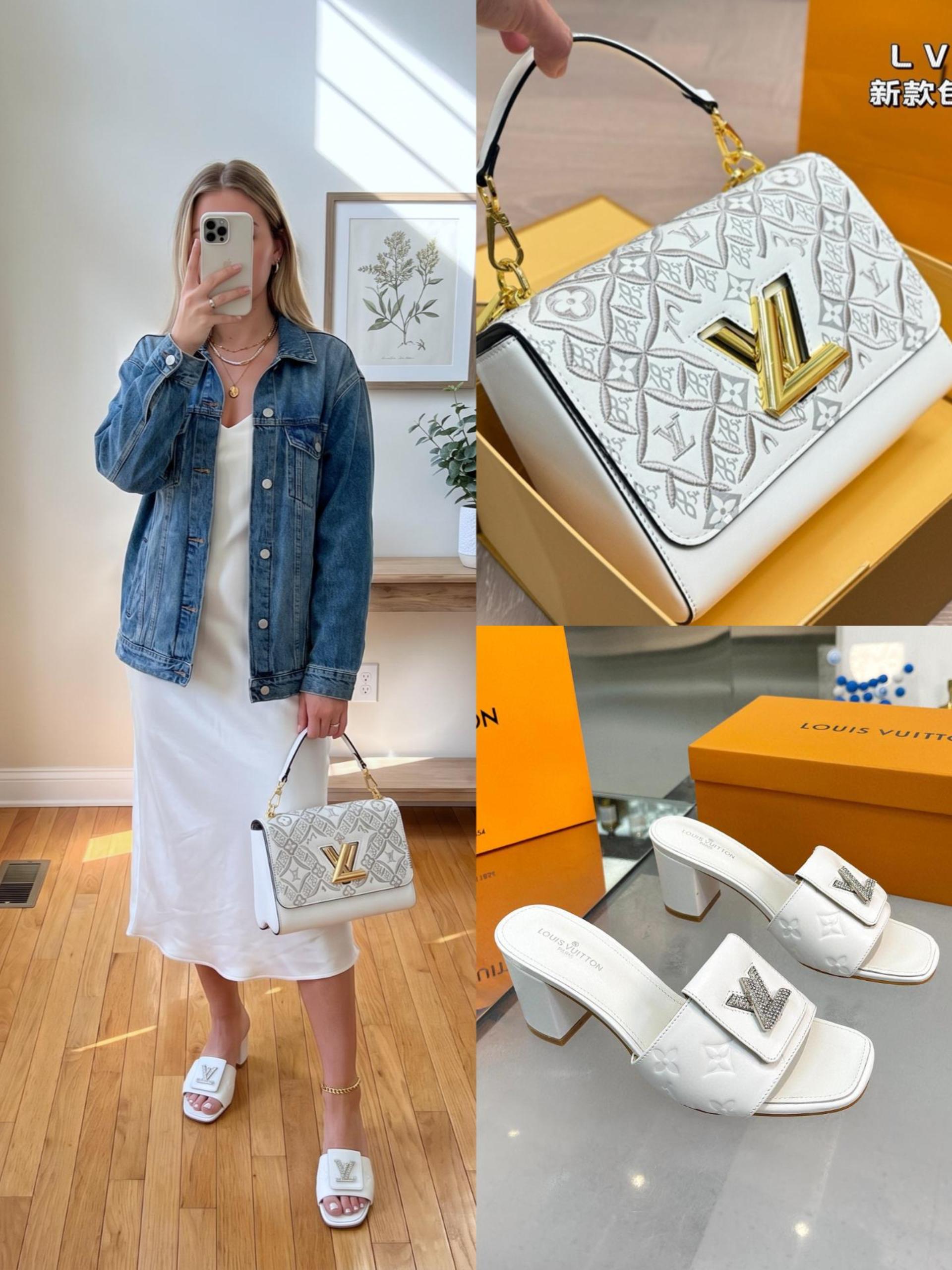 LV Shoes & Bag Set