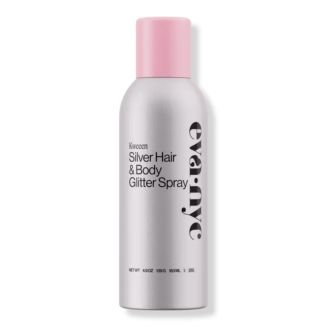 Eva Nyc  Kweeen Silver Glitter Spray