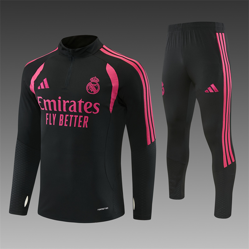 2026/2027 Real Madrid Half Zip Training Kit (Adult Kids Kit)