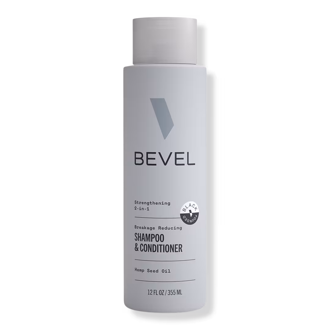 BEVEL  2-in-1 Strengthening Shampoo & Conditioner with Hemp Seed Oil