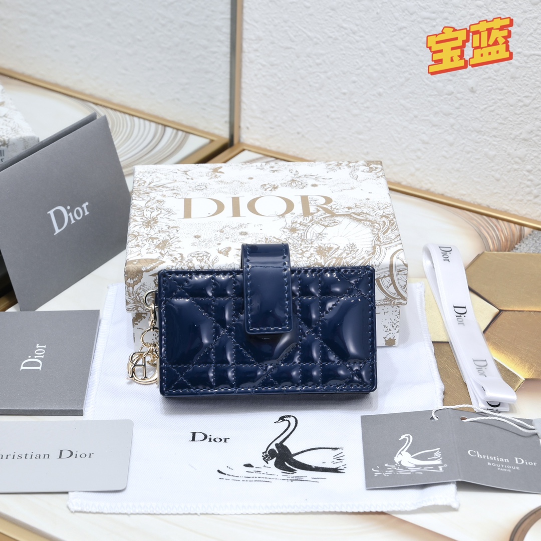Dior Wallet 5-Gusset Card Holder 10A+ top quality S0178 LM091 10.4cm