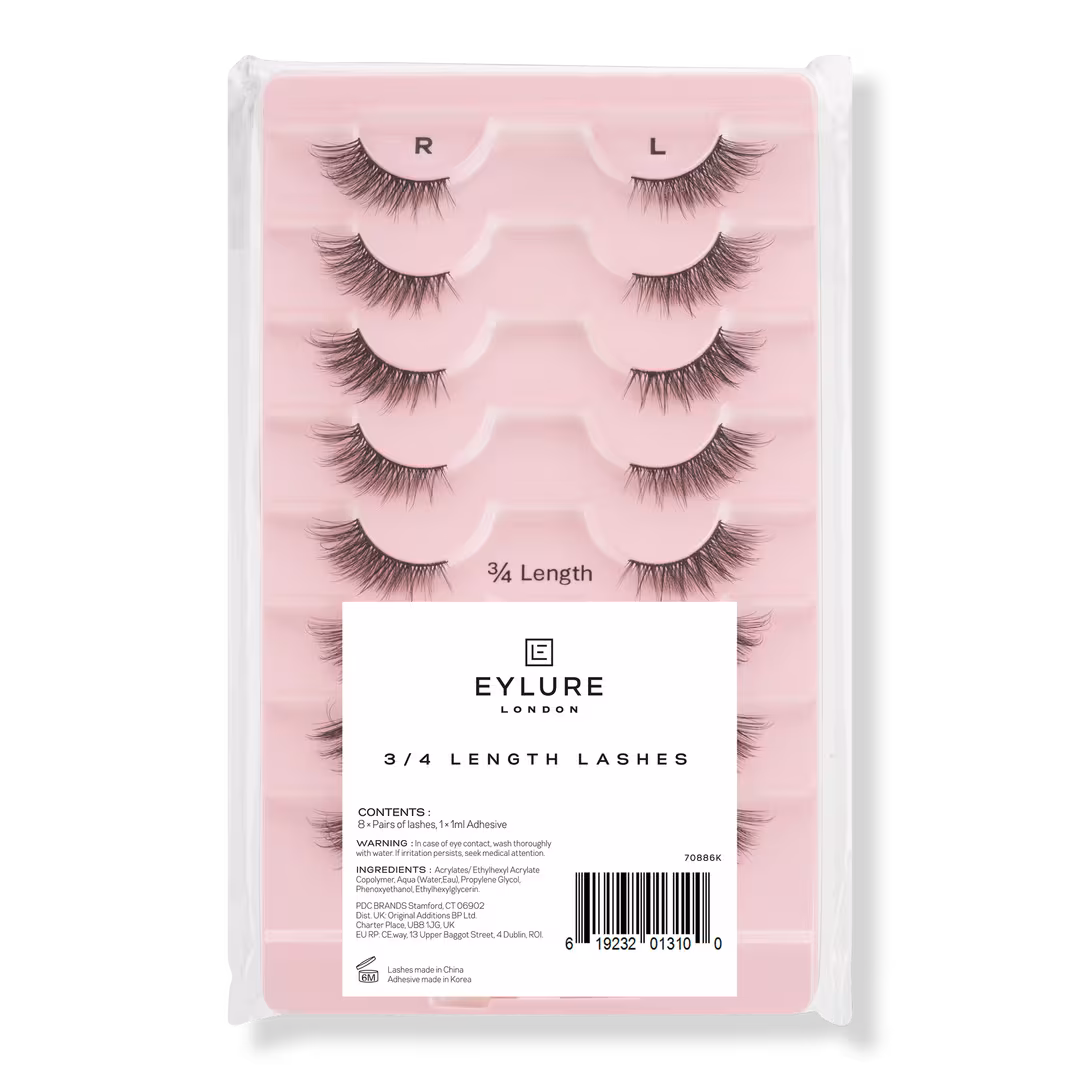 Eylure  3/4 Length Accent No. 601 Eyelashes Multipack