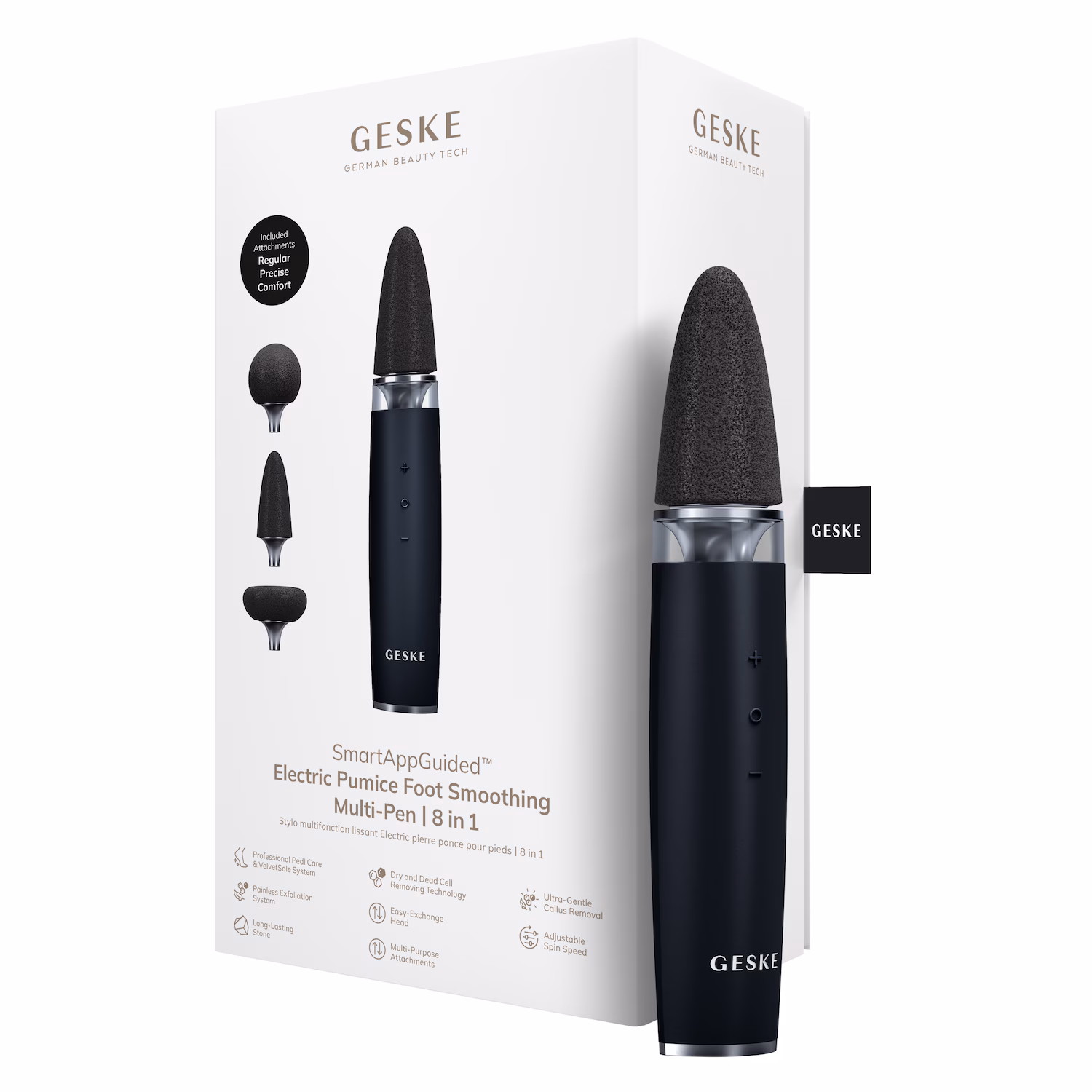 GESKE Electric Pumice Foot Smoothing Multi-Pen | 8 in 1
