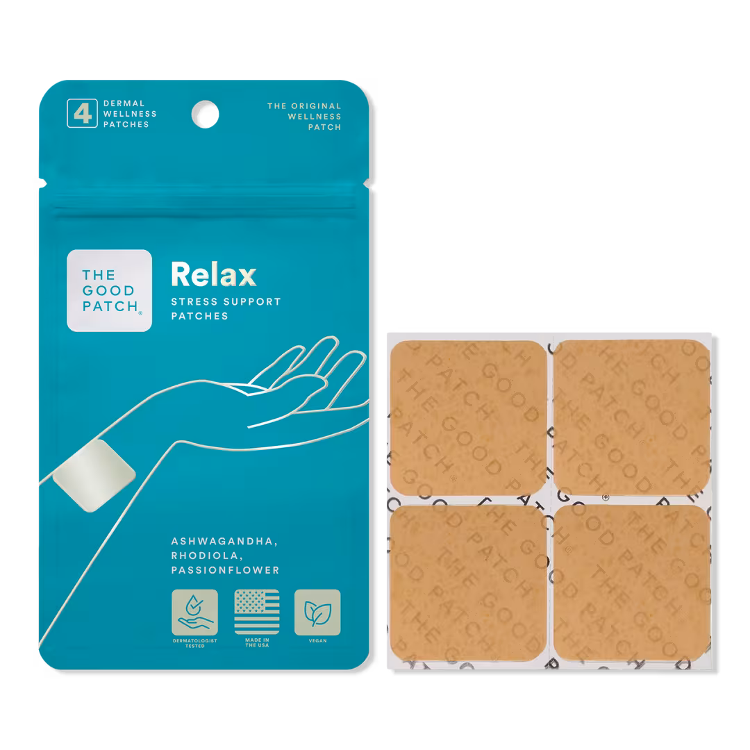 The Good Patch  Relax Stress Support Patches with Ashwagandha & Passionflower Extract