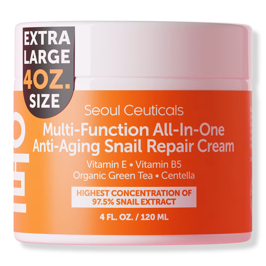 Seoul Ceuticals  Korean Skin Care Multi-Function All-In-One Anti-Aging Snail Repair Cream