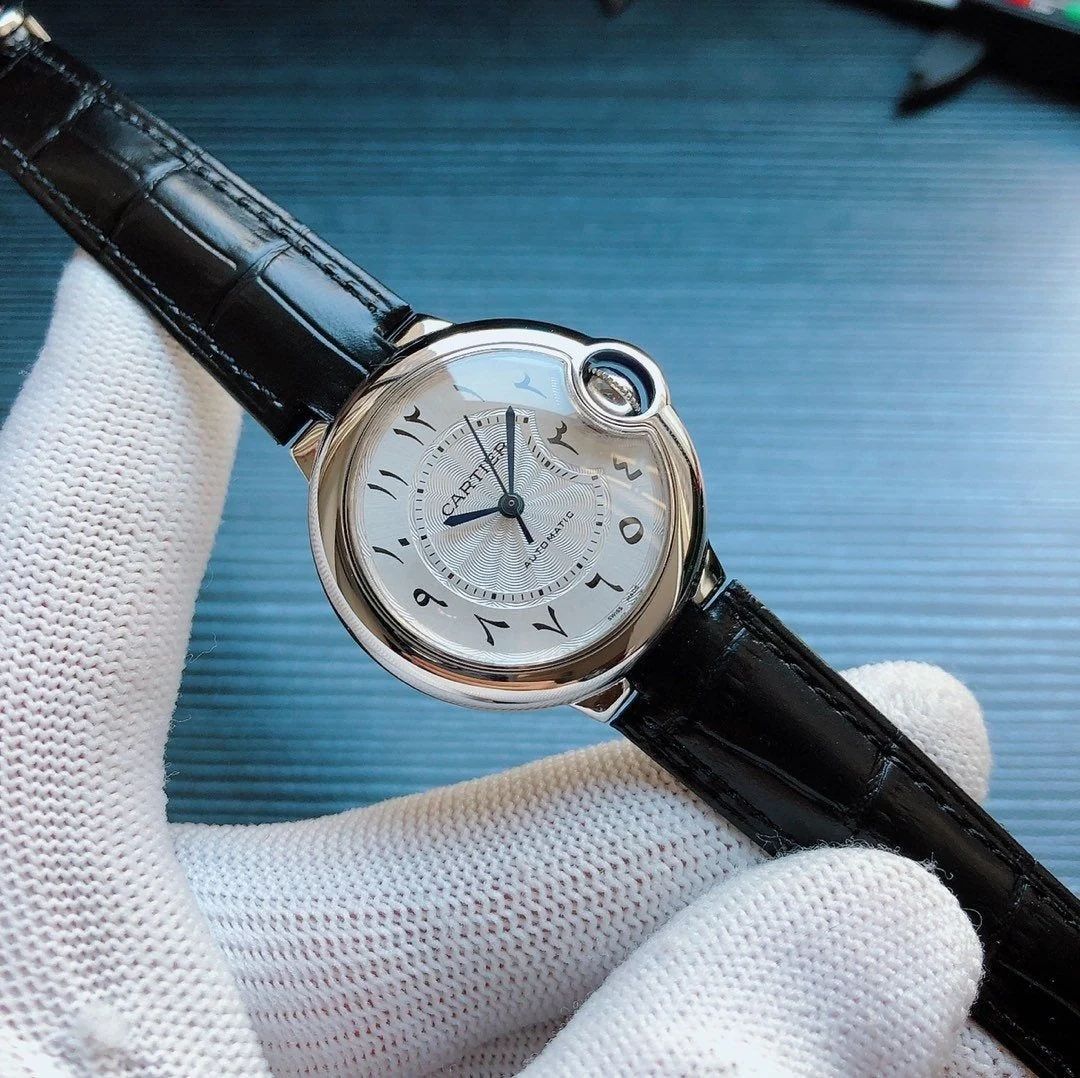 Cartier Watch BALLON BLEU 33MM STEEL AUTOMATIC CASE ARABIC NUMERALS
