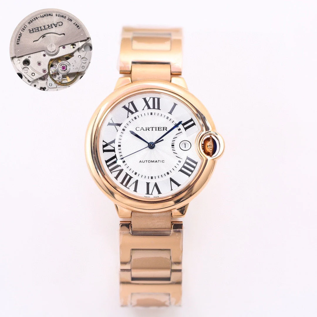 Cartier Watch BALLON BLEU DATE 42  PINK GOLD