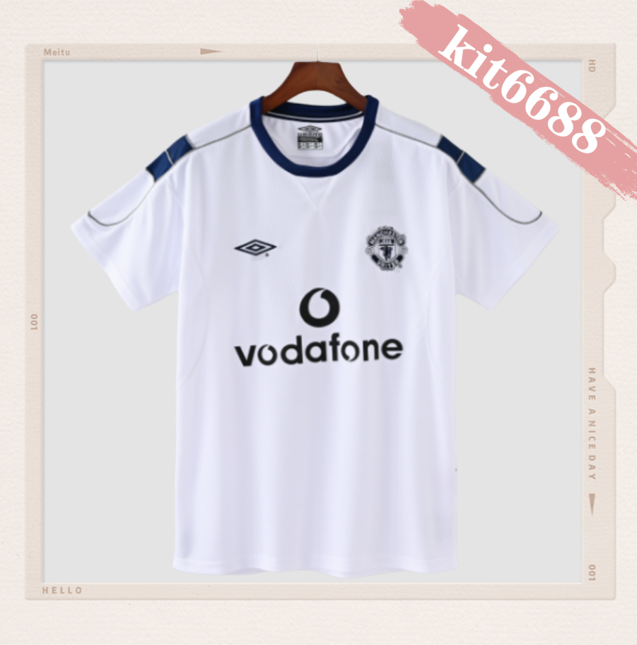 00/01 Manchester United  Away  Retro football  soccer  jersey
