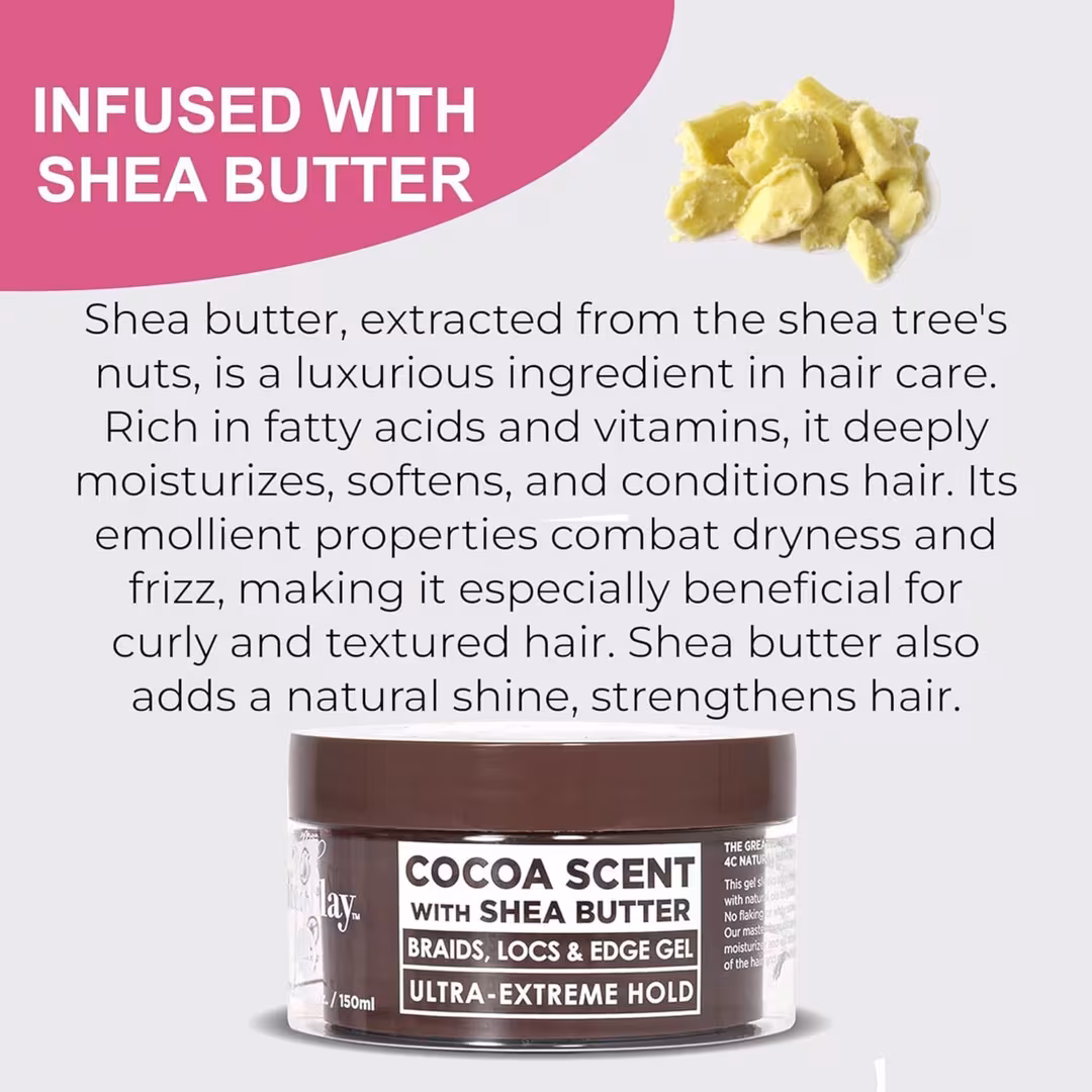Esha  Slick N Slay 2-IN-1 Braid & Edge Gel - Cocoa