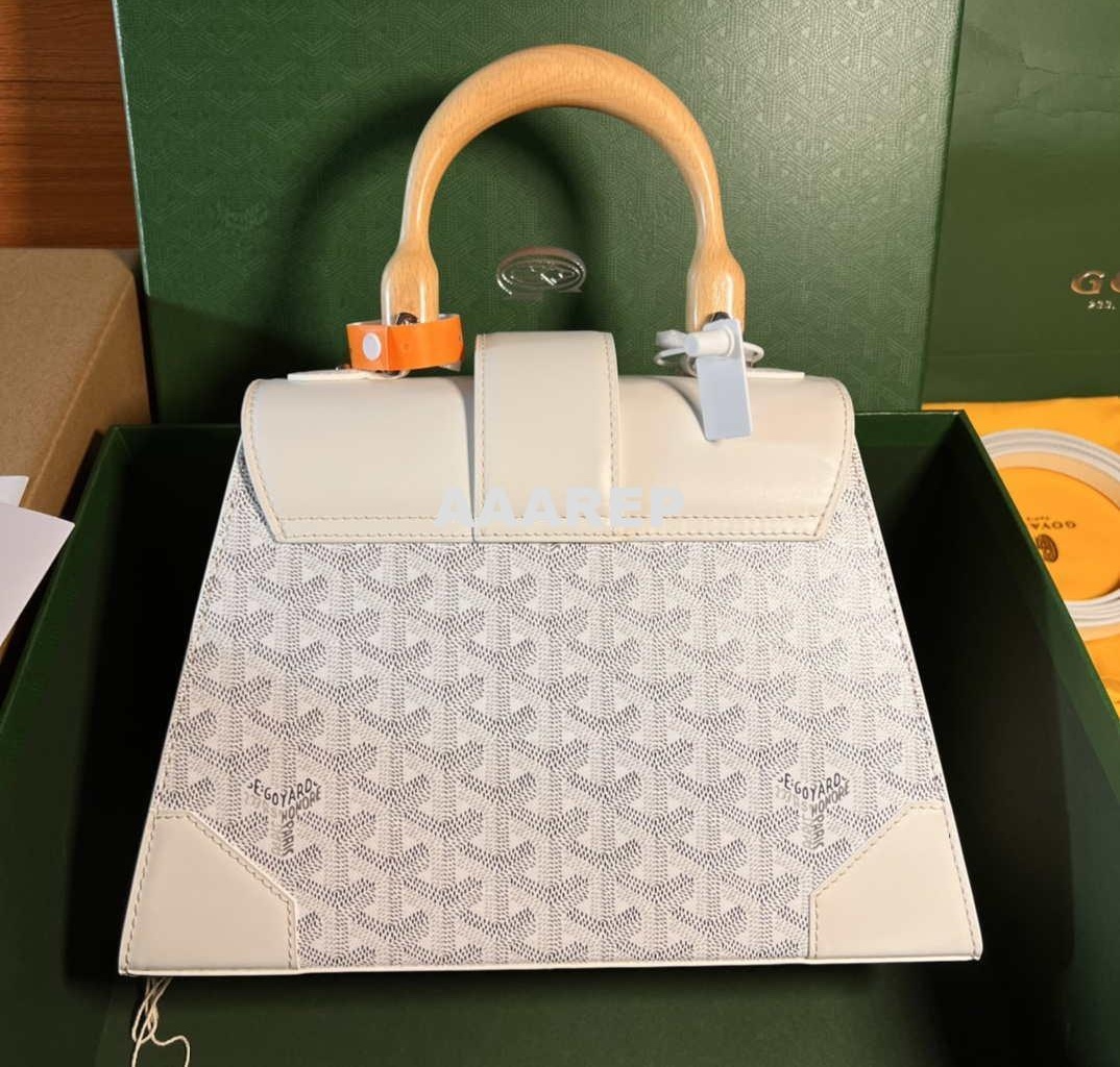 Replica Goyard Sac Saigon Pm Bag BPMLTY07CL07P White