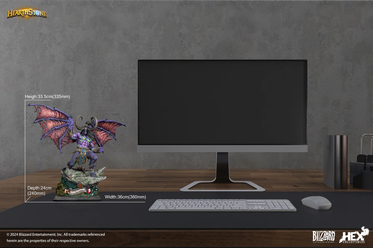 World of Warcraft - Illidan Stormrage | Resin Statue | HEX Collectibles