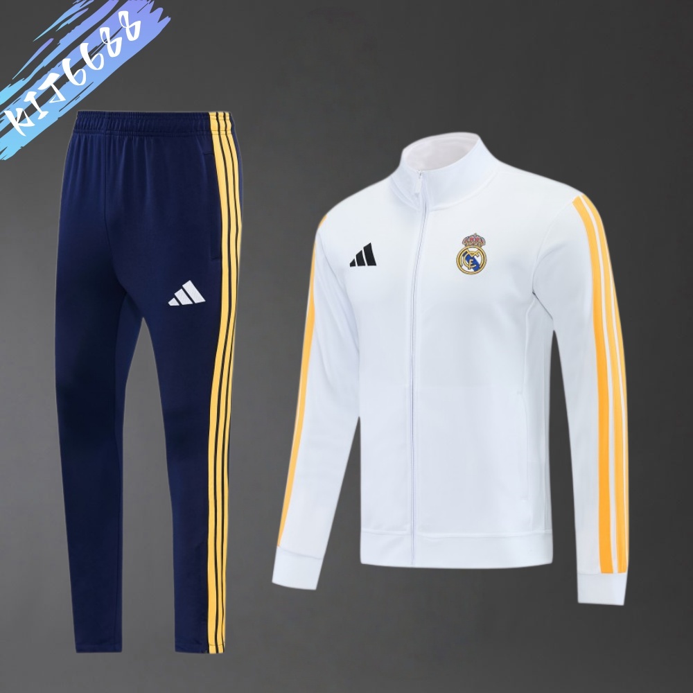 2026/2027 Real Madrid Full Zipper Training Suit (Adult Set)
