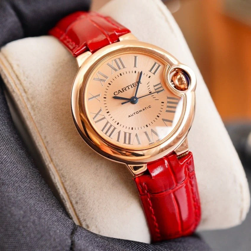 Cartier Watch BALLON BLEU 33MM AUTOMATIC ROSE GOLD DIAL