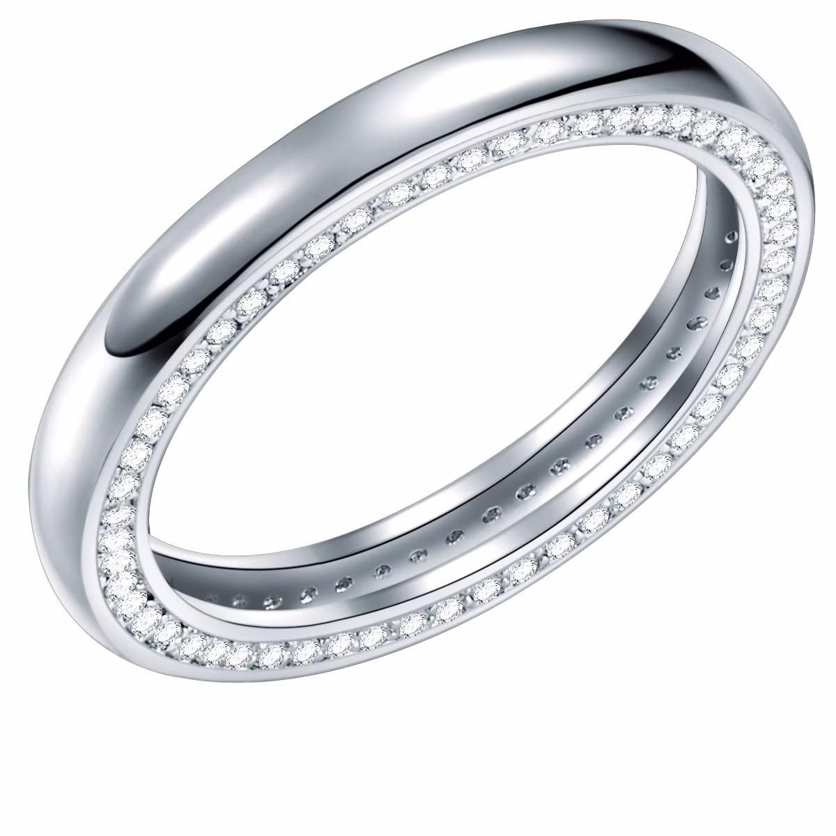 Ring Sterling Silber Zirkonia in Silber