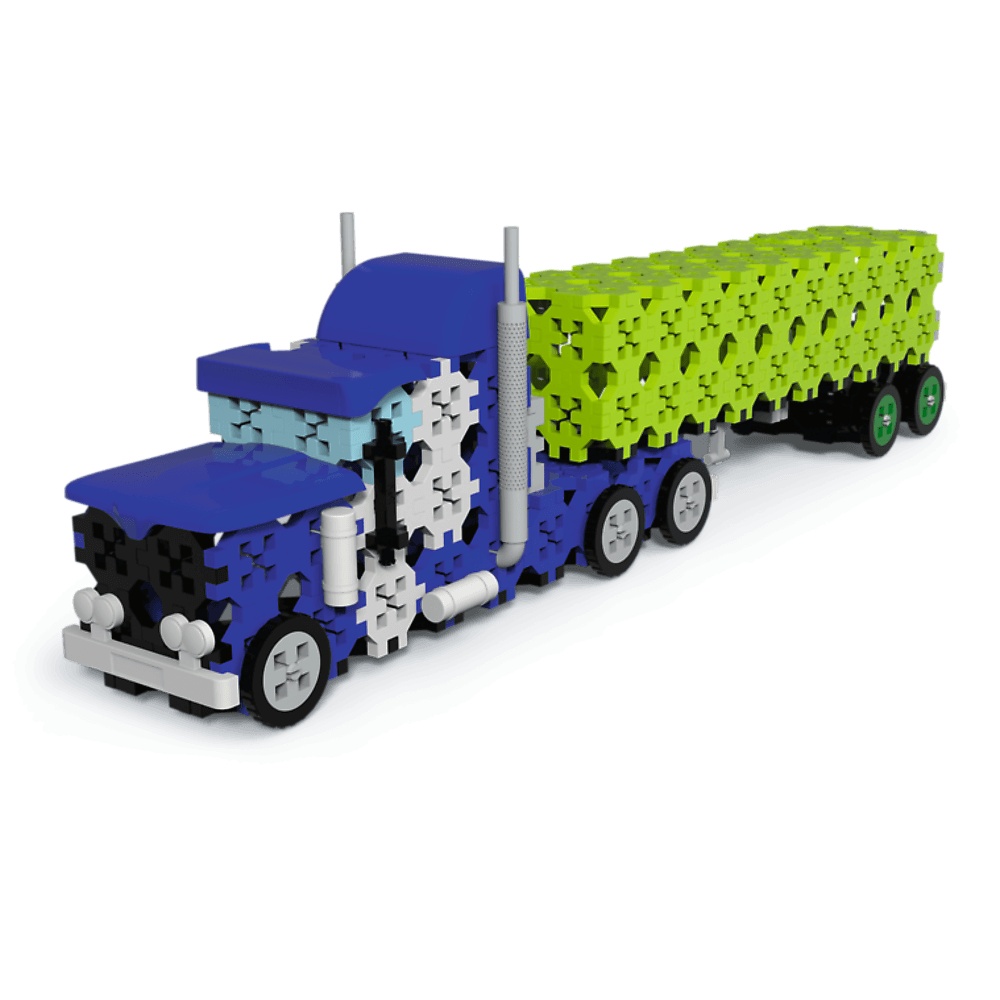 Zestaw Klocków Connect 3W1: Ciężarówka / Plac Budowy