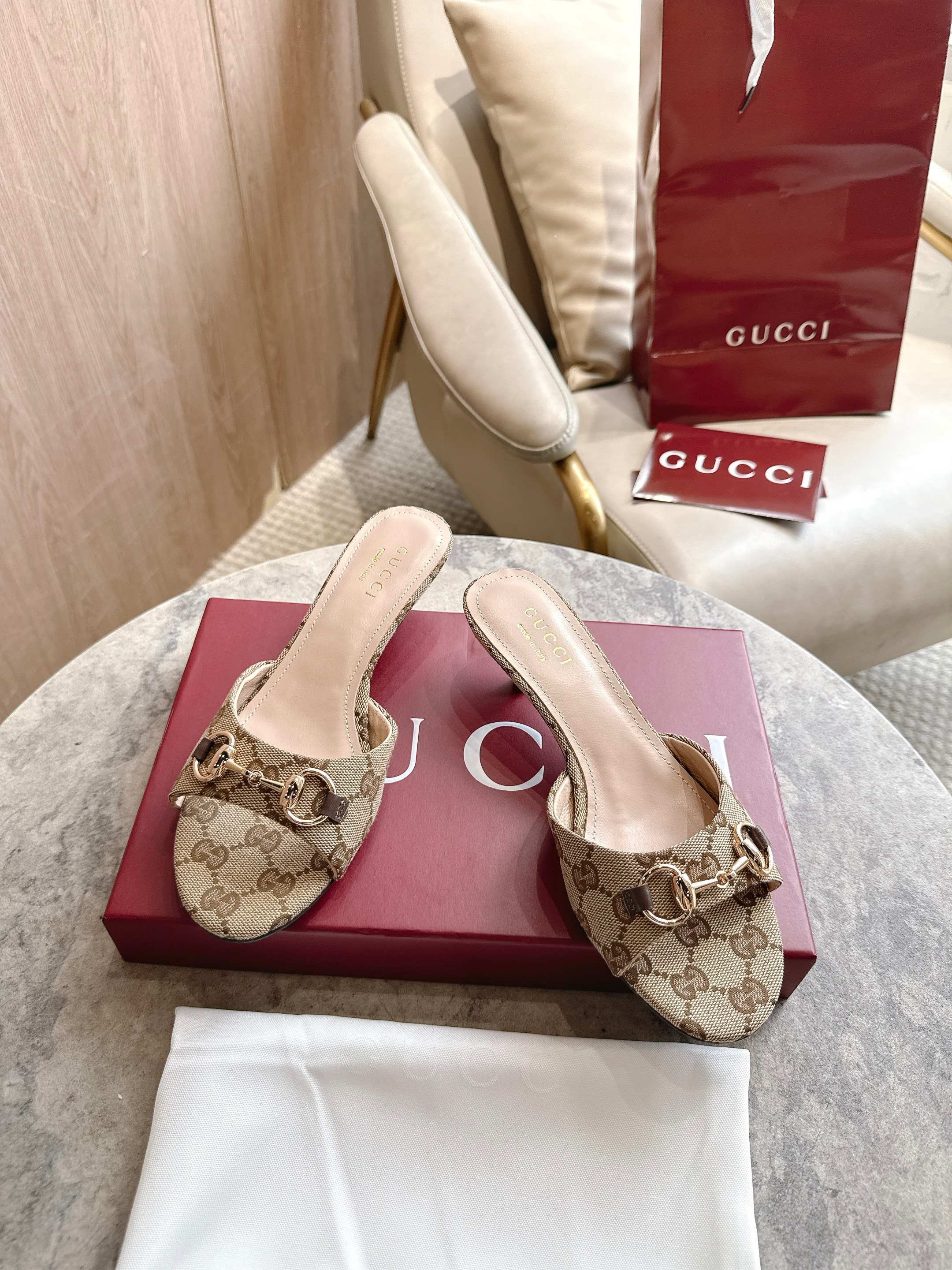 Gucci Slide Sandal With Horsebit