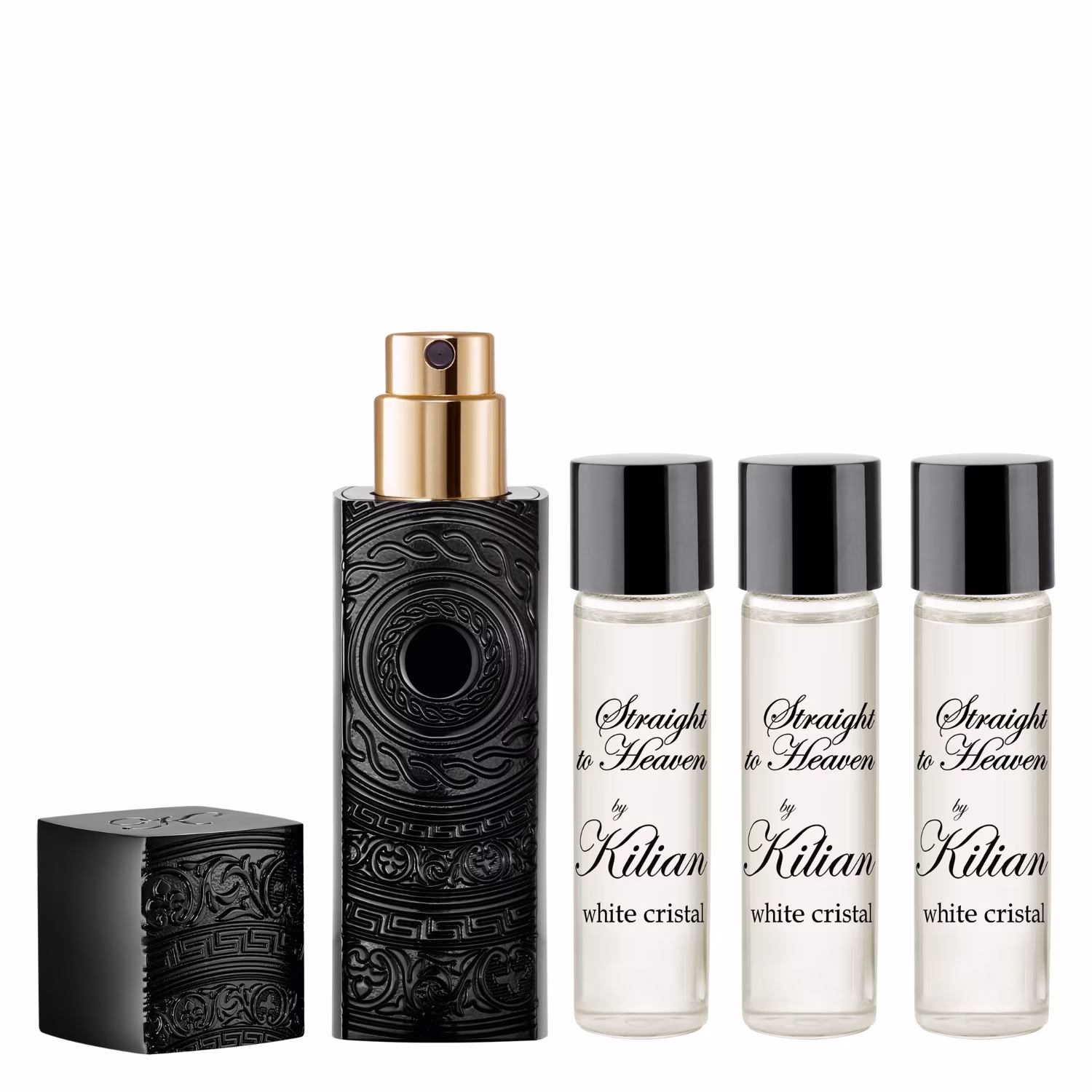 Straight to Heaven, white cristal Travel Set