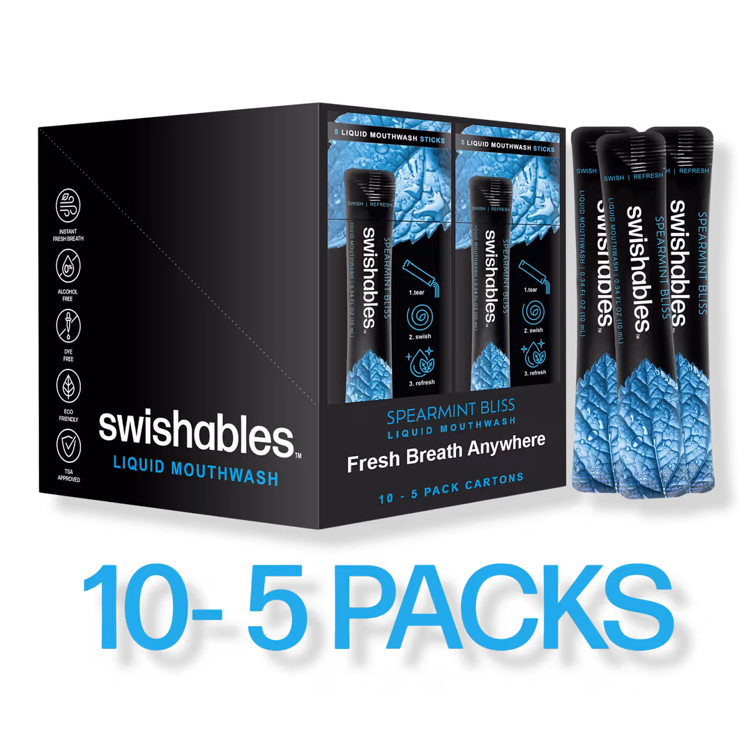 Swishables  Spearmint Bliss Liquid Mouthwash
