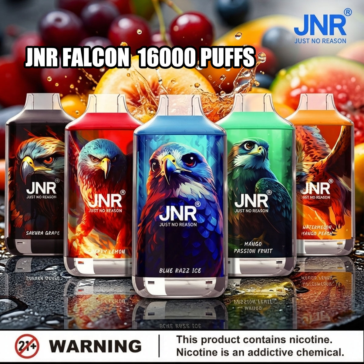 JNR Falcon 16000 Puffs