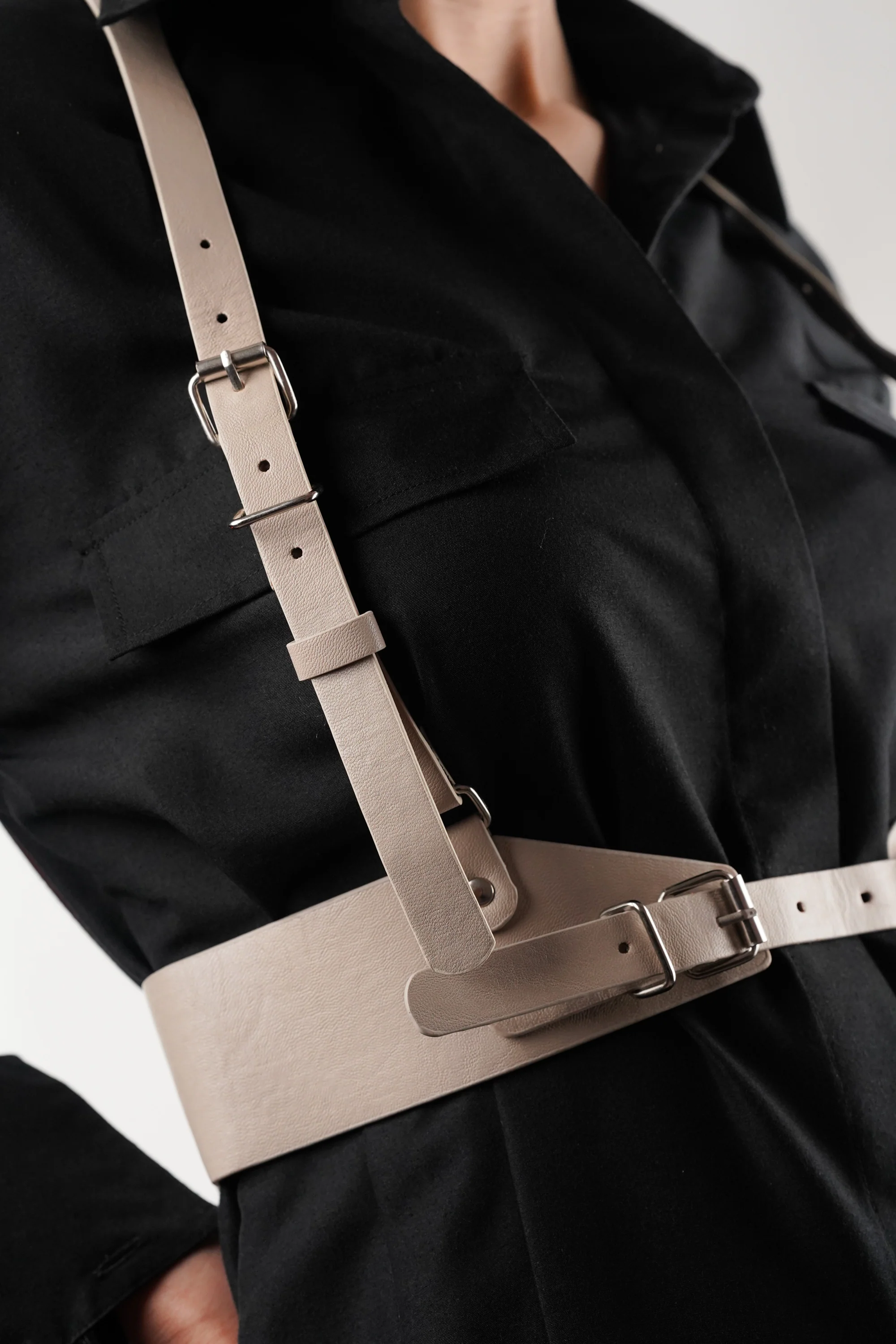 Harness Double Buckle Belt