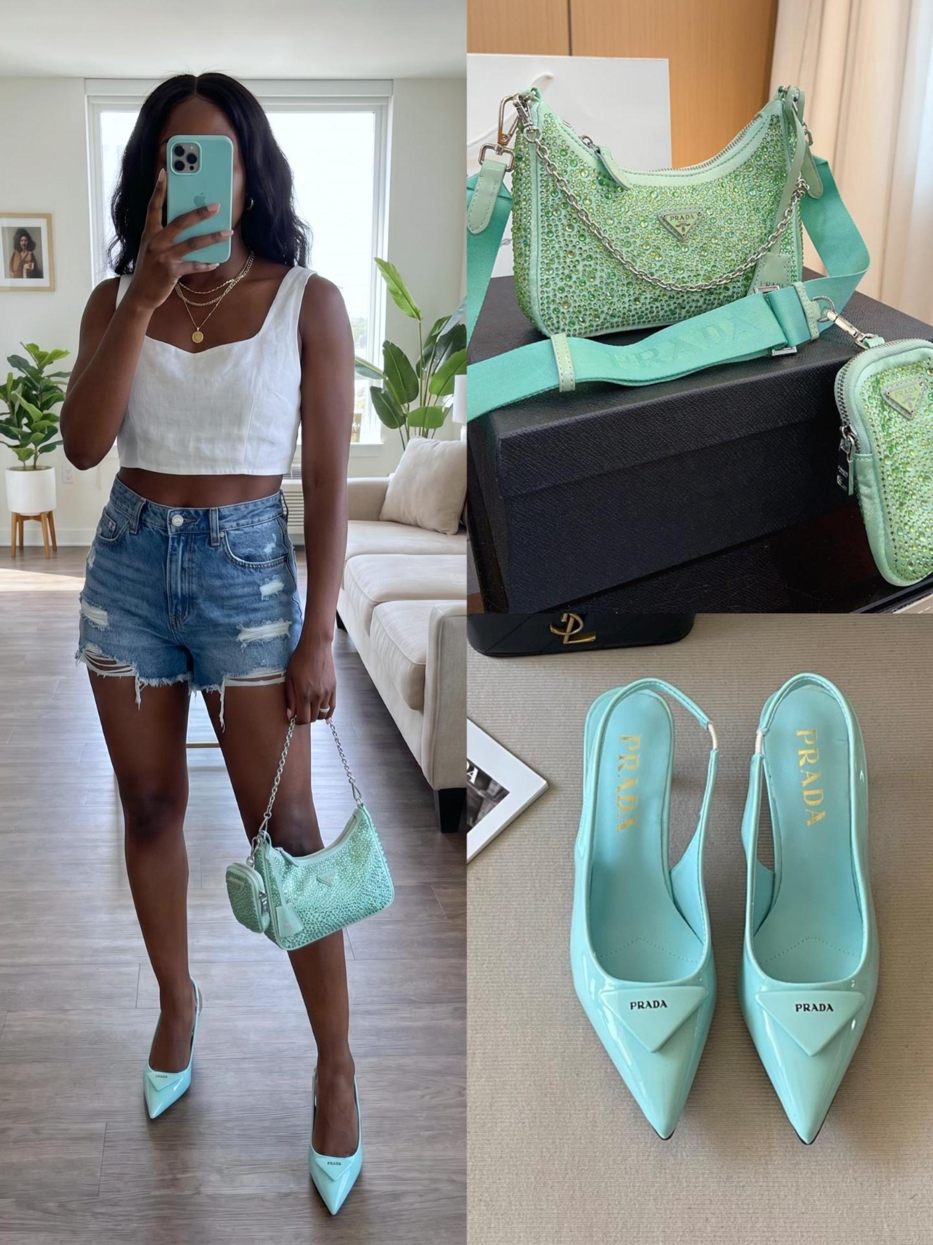 Prada Shoes & Bag Set