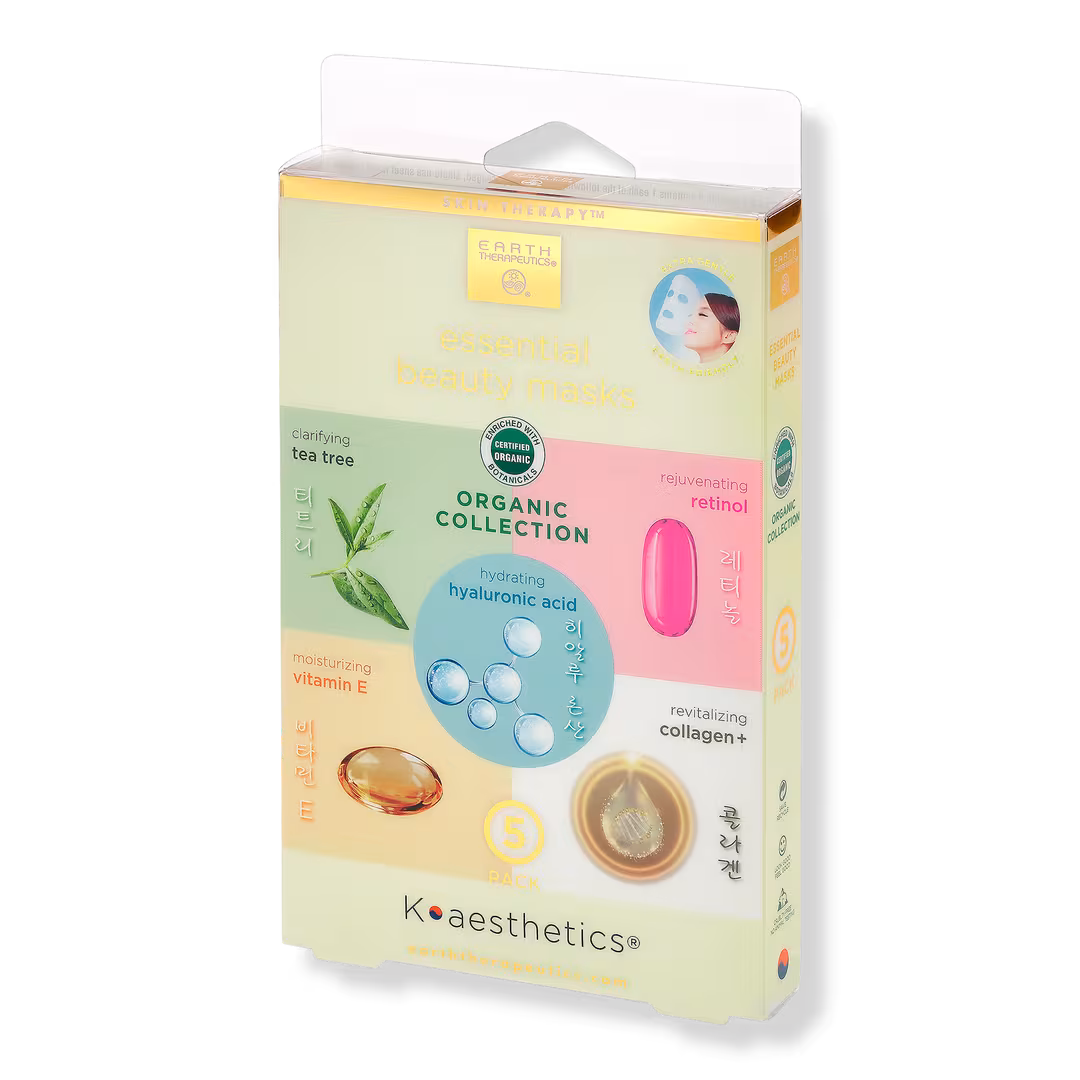 Earth Therapeutics  Organic Collection Essential Beauty Masks