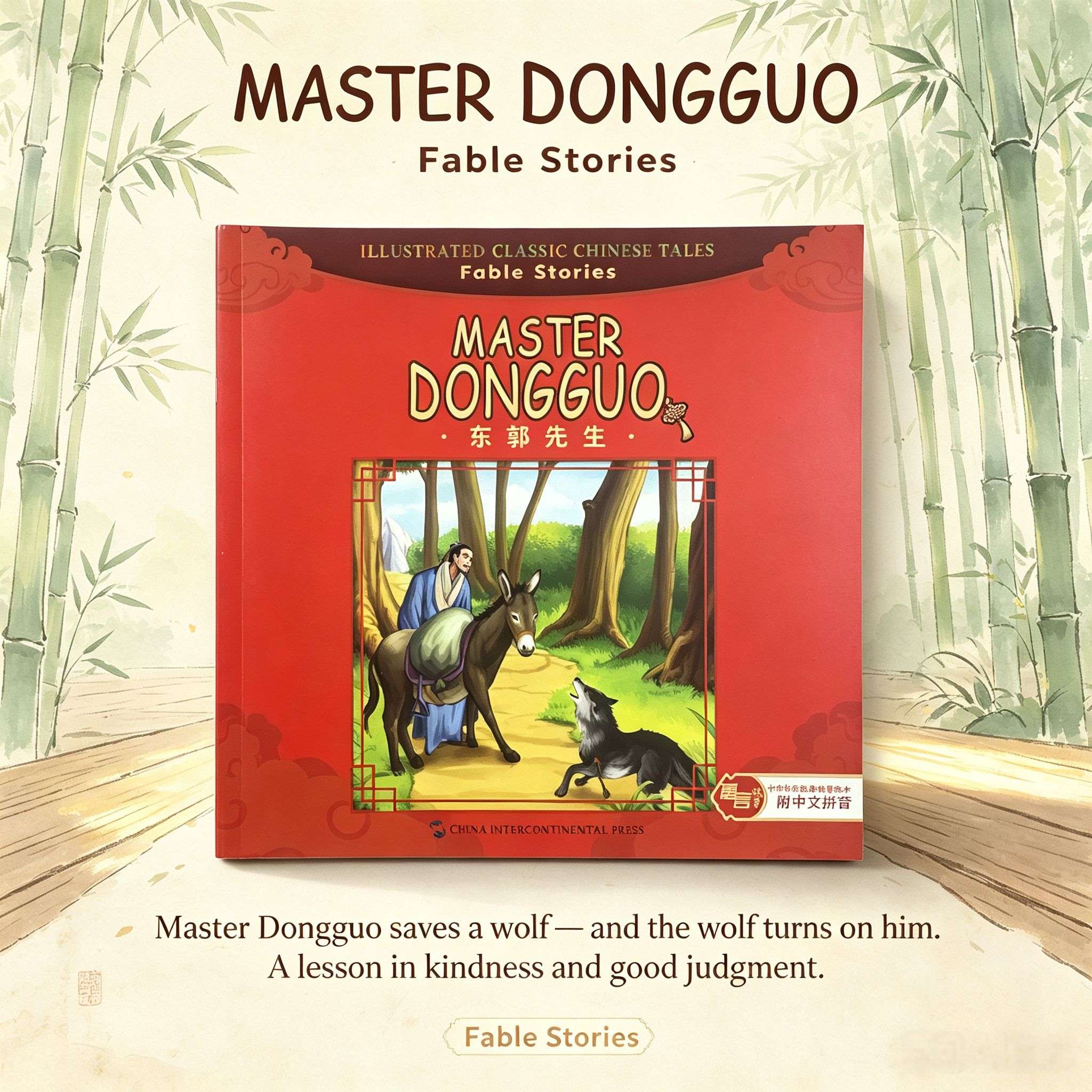 Master Dongguo: A Chinese Fable (English-Chinese Bilingual Edition with Pinyin)