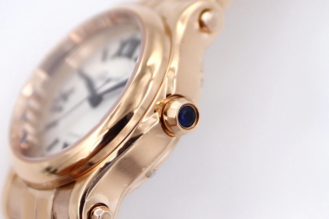Chopard Watch Happy Sport 36mm Pink Gold White Dial