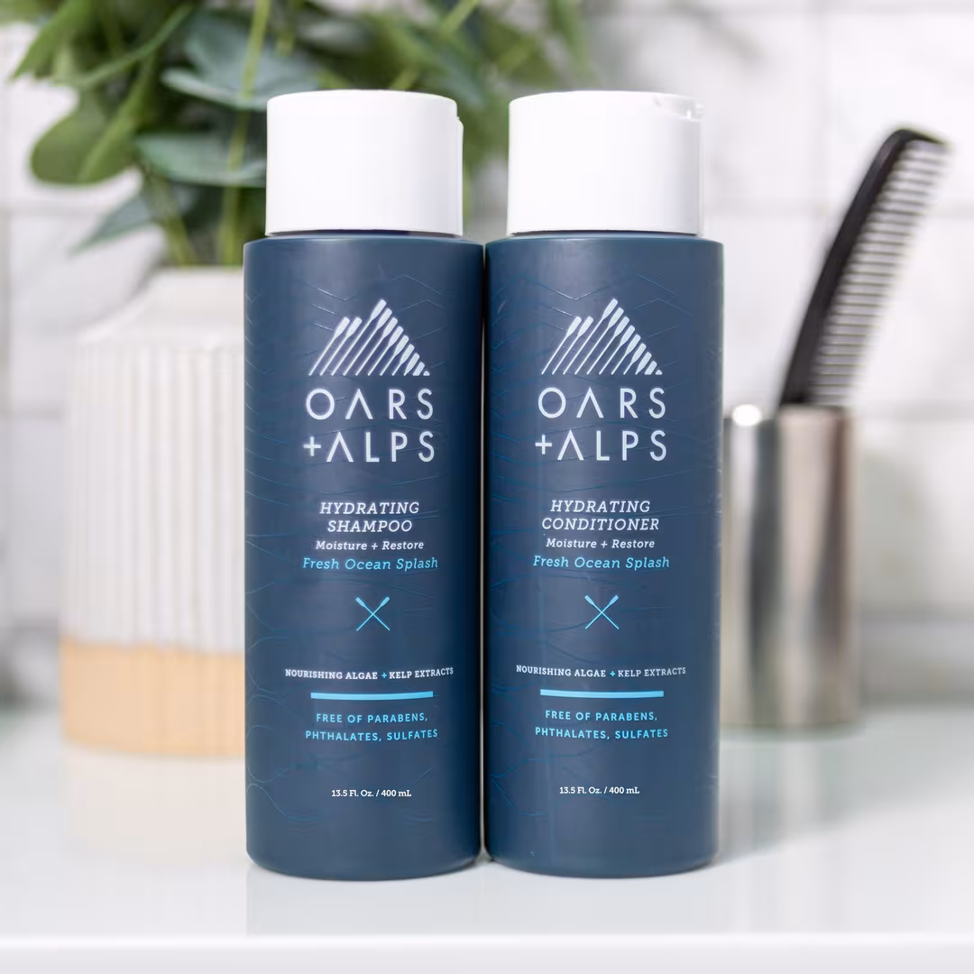 Oars + Alps  Hydrating Shampoo and Conditioner Set