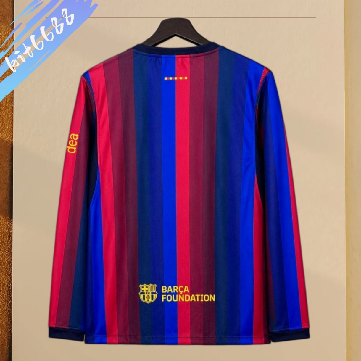 2026/2027 Barcelona home  Long Sleeve Football Jersey (Fans version)