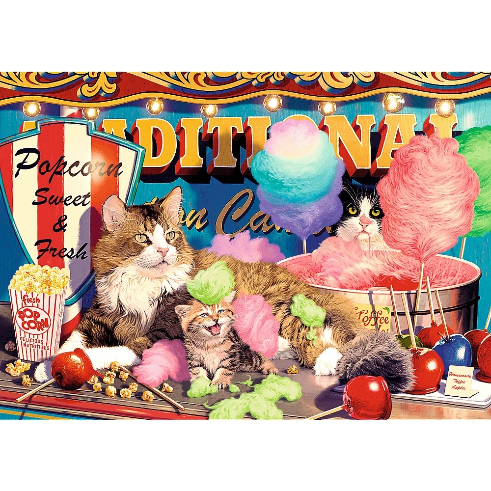 Puzzle 2 X 500 El. Puszyści Przyjaciele