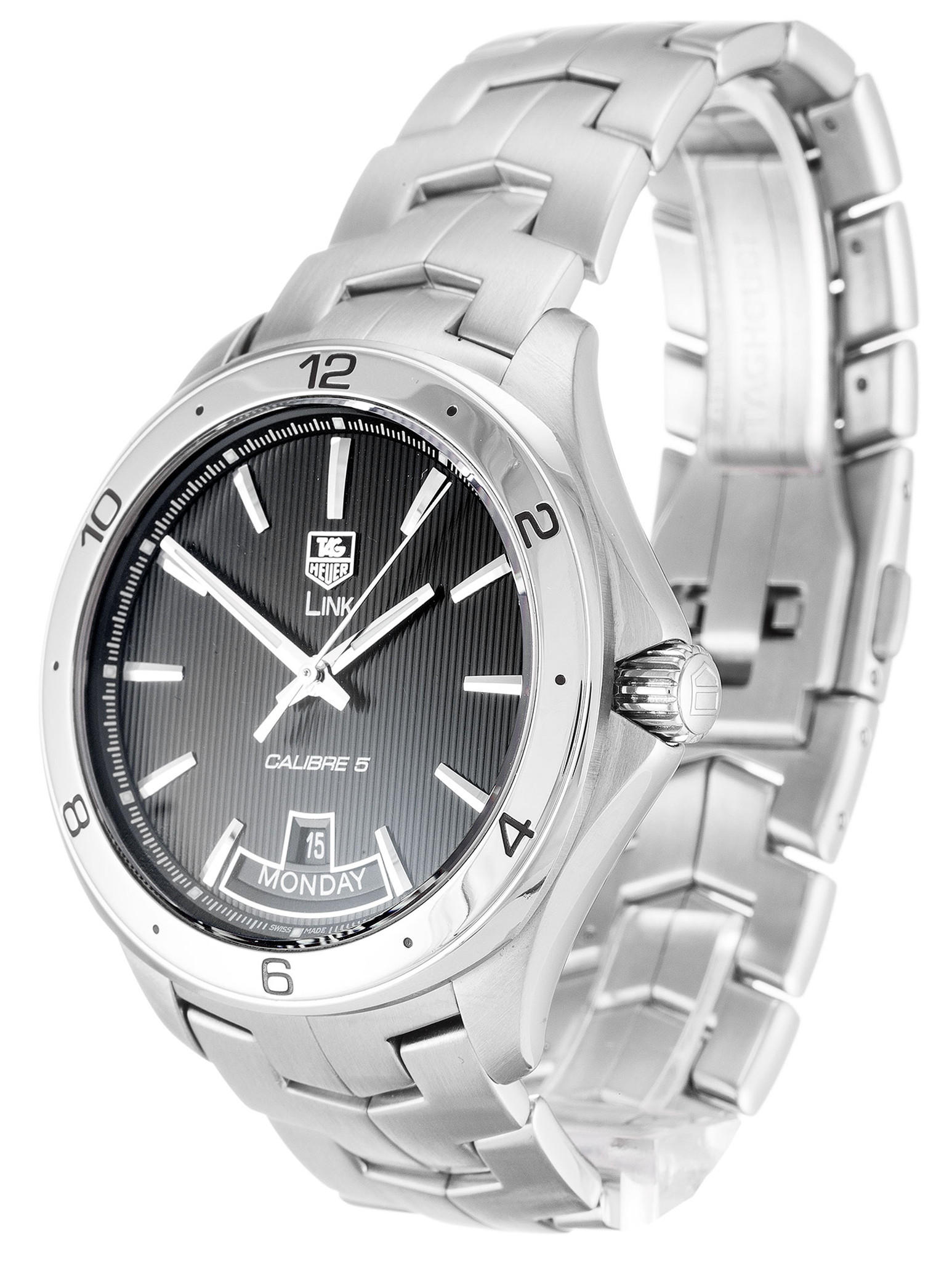 Replica Tag Heuer Black Dial White Case WAT2010.BA0951 42 MM