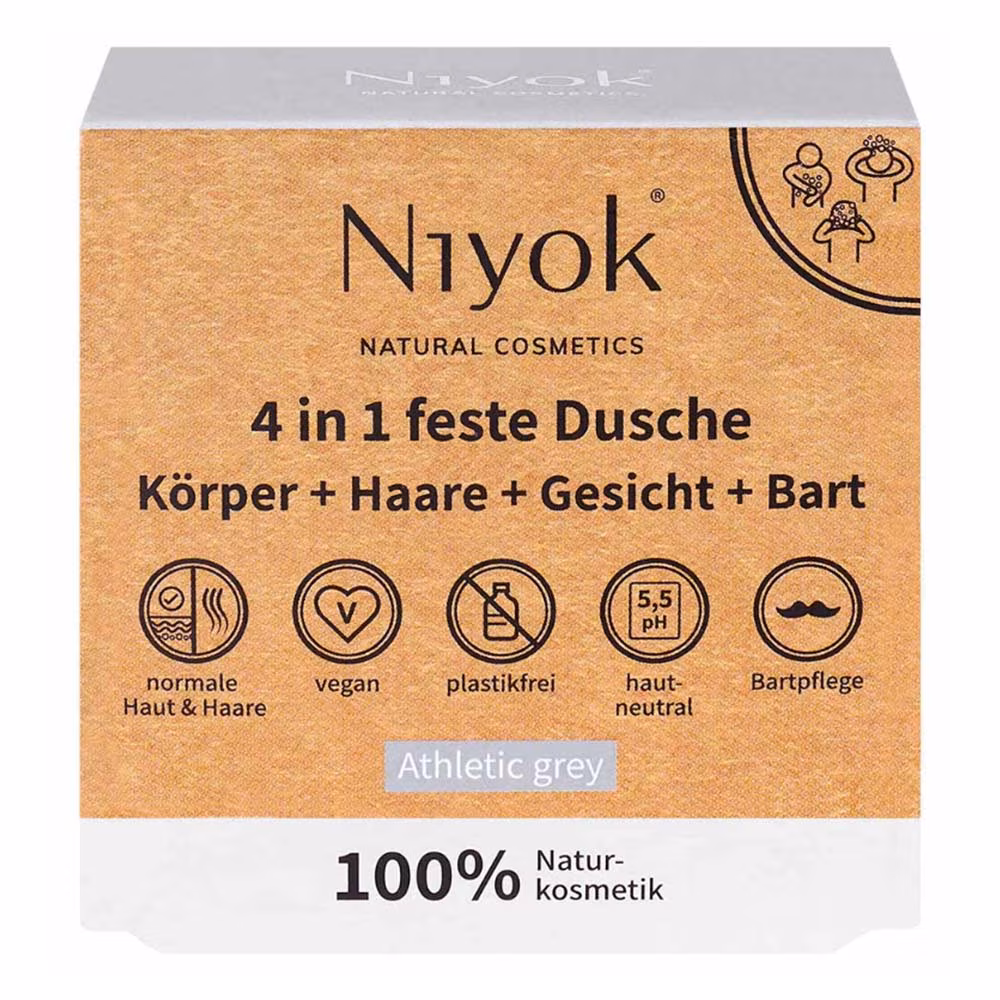 4in1 feste Dusche Körper+Haare+Gesicht+B - Athletic grey