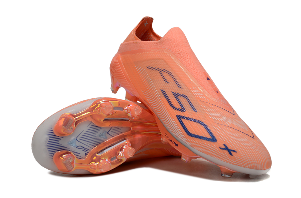 A F50 Low-top Waterproof Football Shoes Without Shoelaces