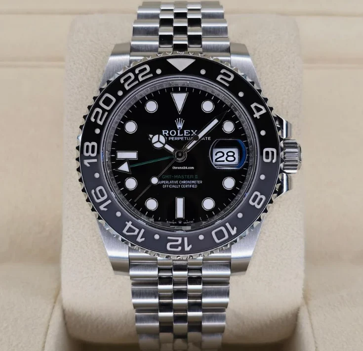 Rolex Watch GMT-MASTER II BRUCE WAYNE CERAMIC STEEL BLACK GREY